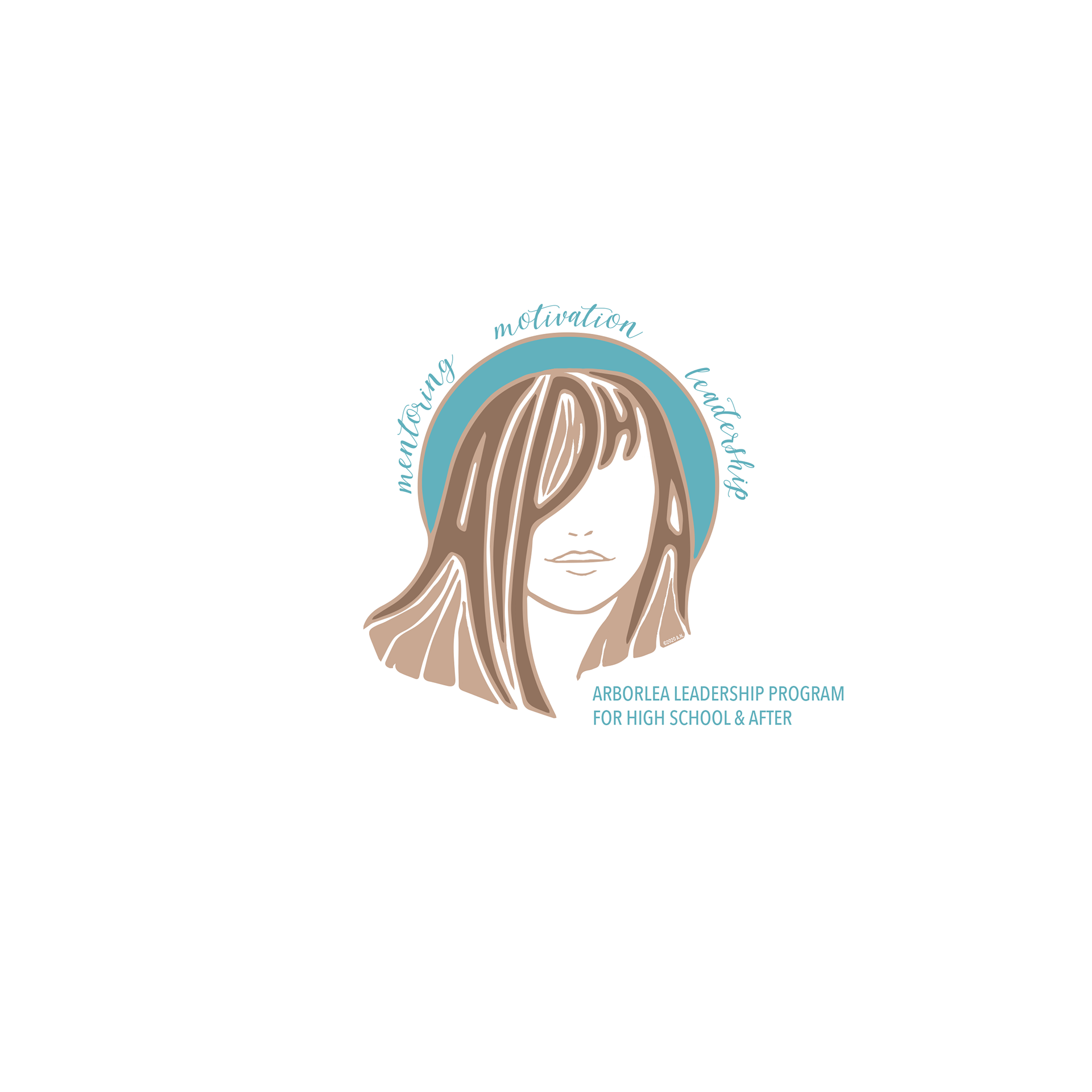 Proposed logo for high school girls club, 2020, Irving, TX