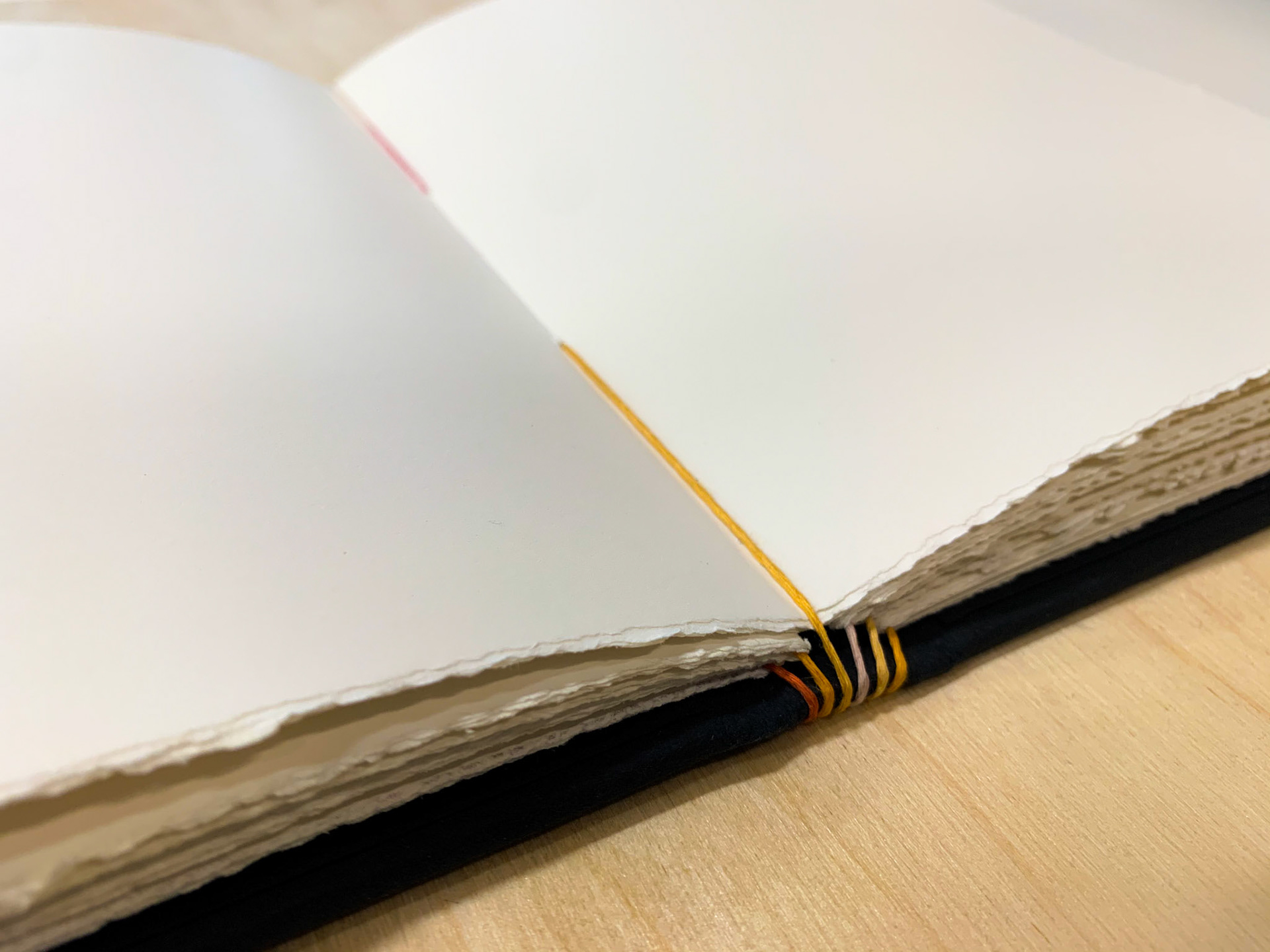 detail: Buttonhole binding