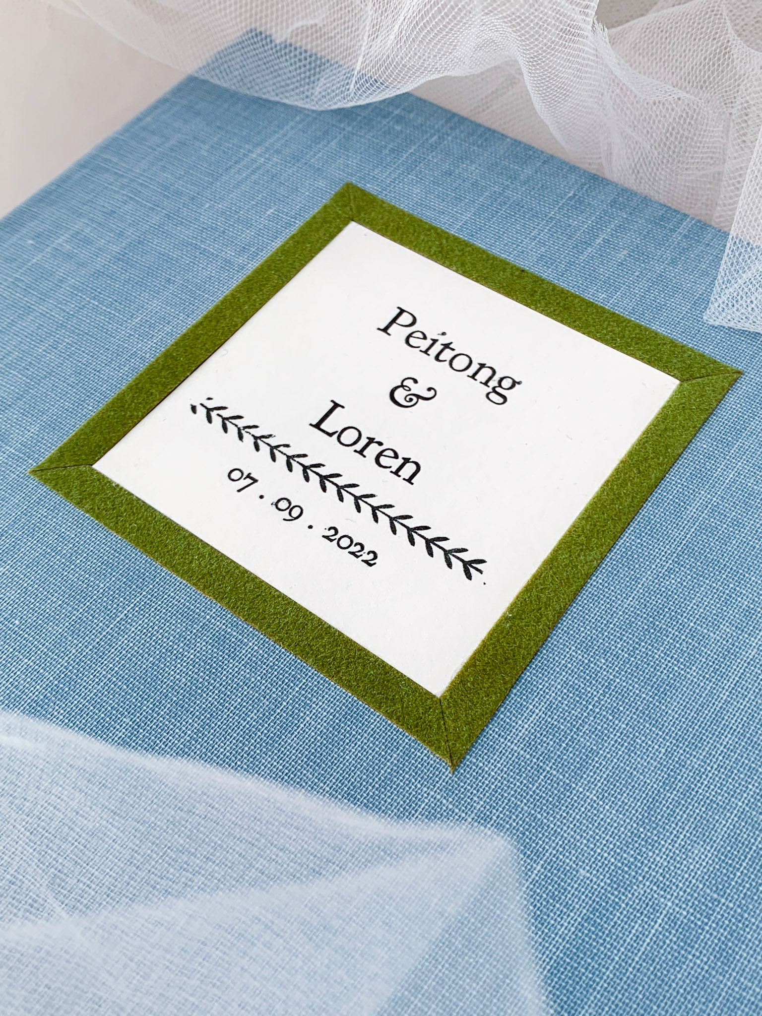 Sewn Signature Album with inset cover, 2022