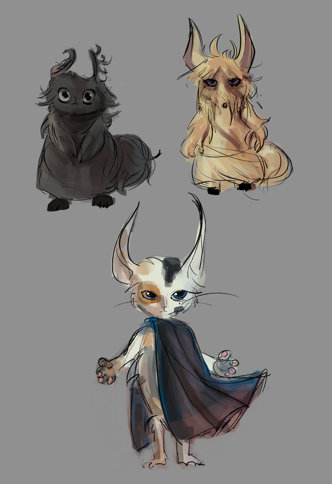 Concepts for feline-based rpg, 2025