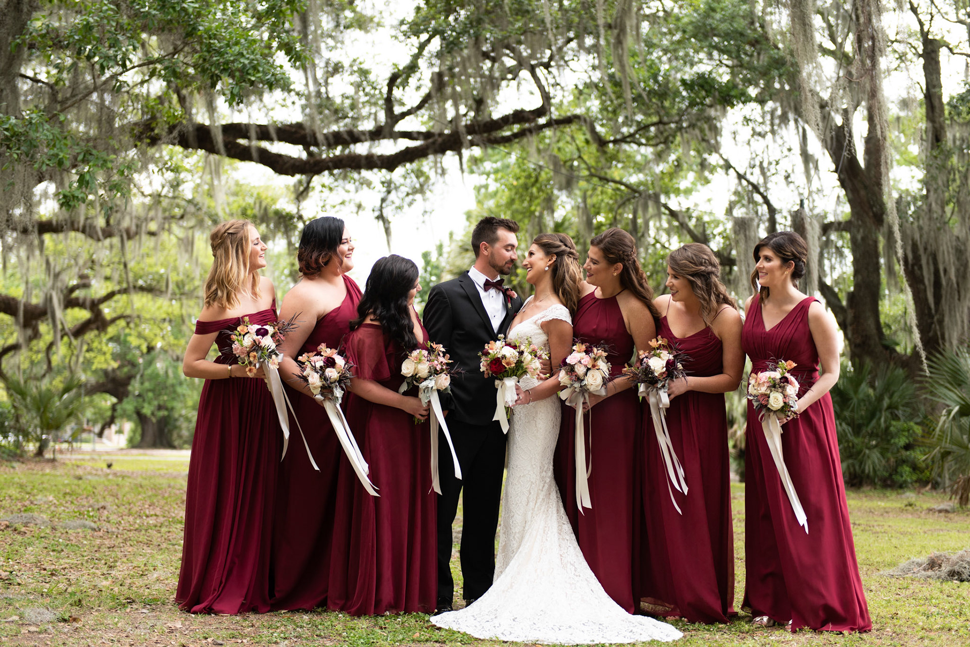 1216 Studio New Orleans Wedding Photographers Ceremony Bridal Party Wedding Guest Photography