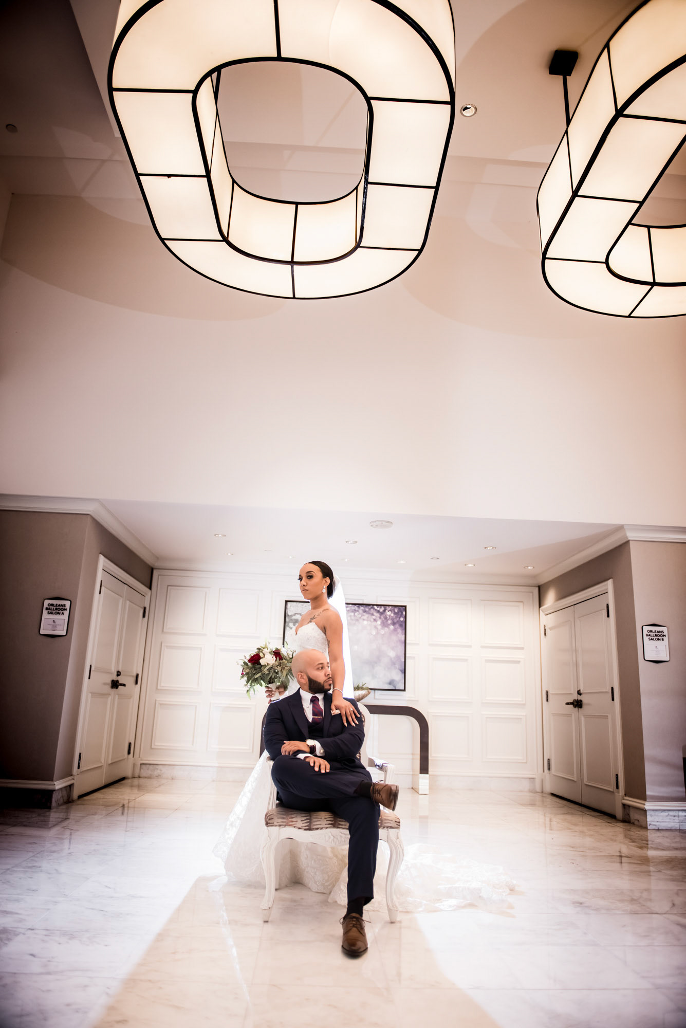 First Look, Bride and Groom, French Quarter, Jackson Square, 1216 Studio, New Orleans Wedding Photographers, 2019, 1st Look