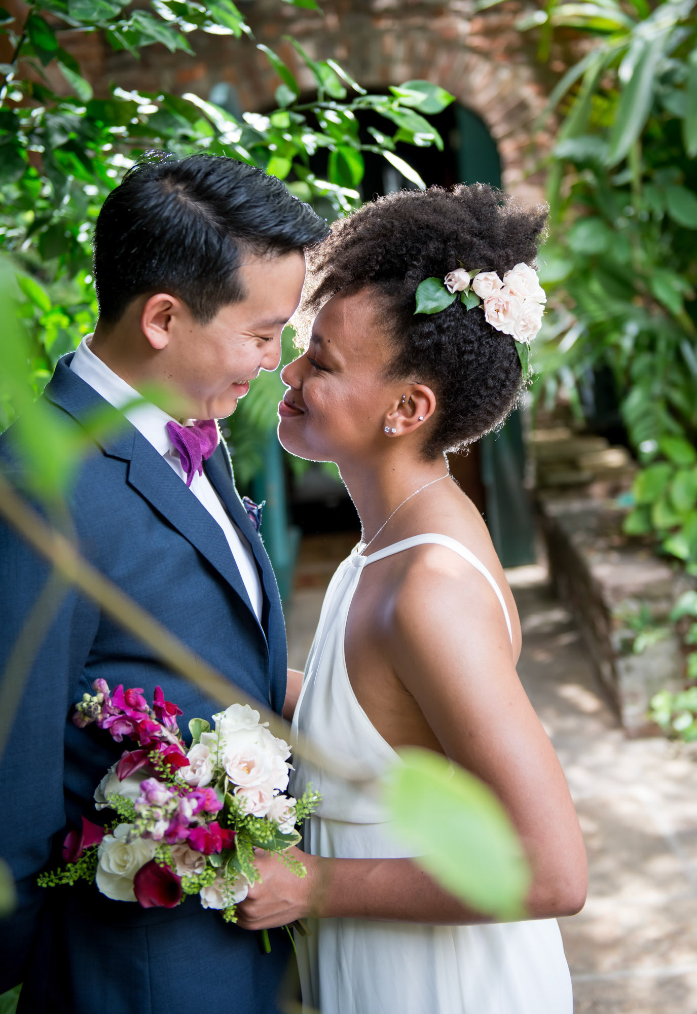 First Look, Bride and Groom, French Quarter, Jackson Square, 1216 Studio, New Orleans Wedding Photographers, 2019, 1st Look
