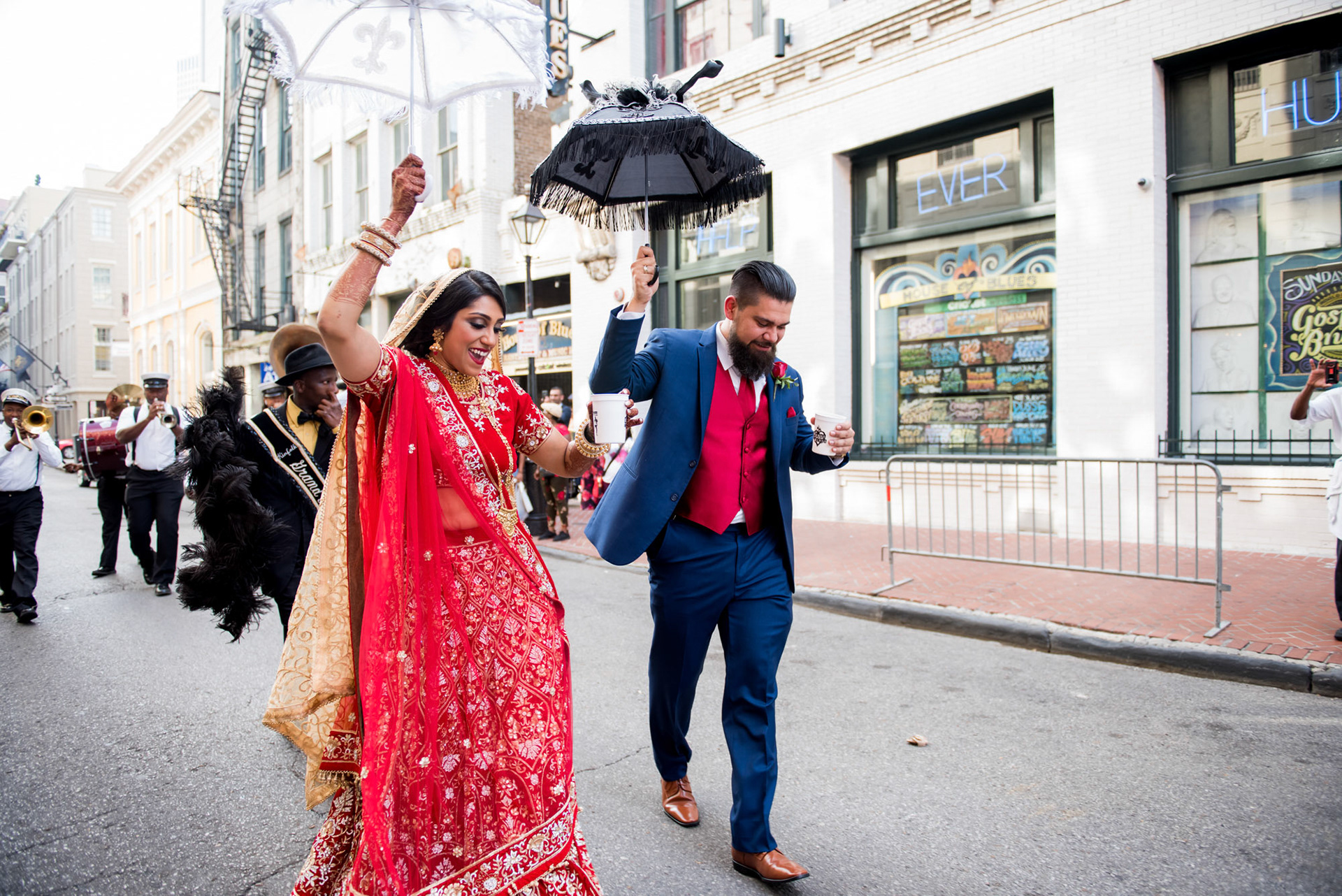 Luis & Sheroz Wedding photography album 2019 House of Blues 1216 Studio New Orleans Wedding photographers