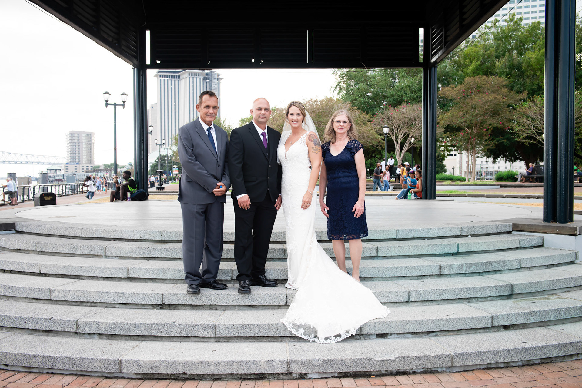 David & Kim Wedding Photography Album Jackson Square - Pat O' Briens River 1216 Studio New Orleans Wedding Photographers