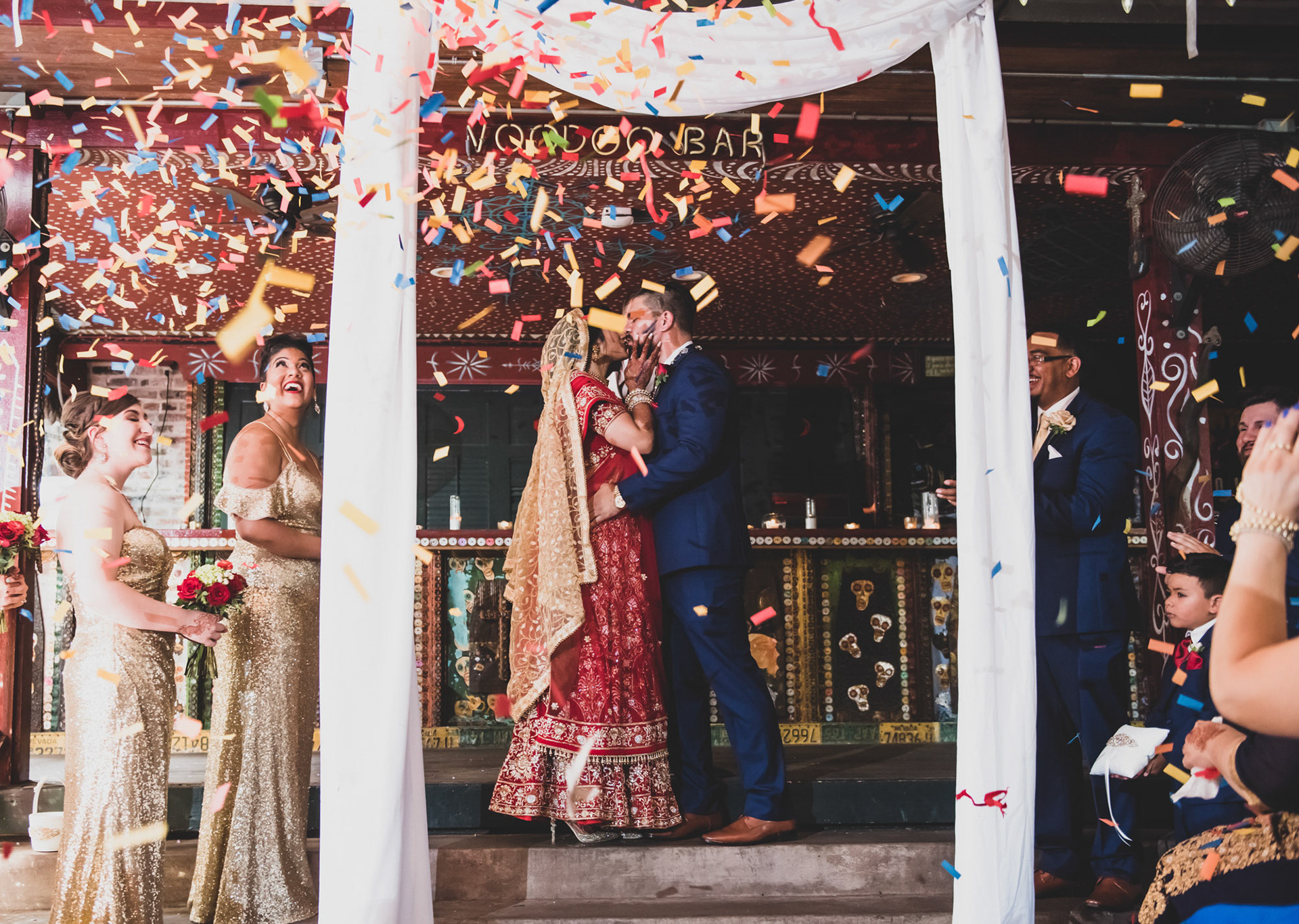 Luis & Sheroz Wedding photography album 2019 House of Blues 1216 Studio New Orleans Wedding photographers