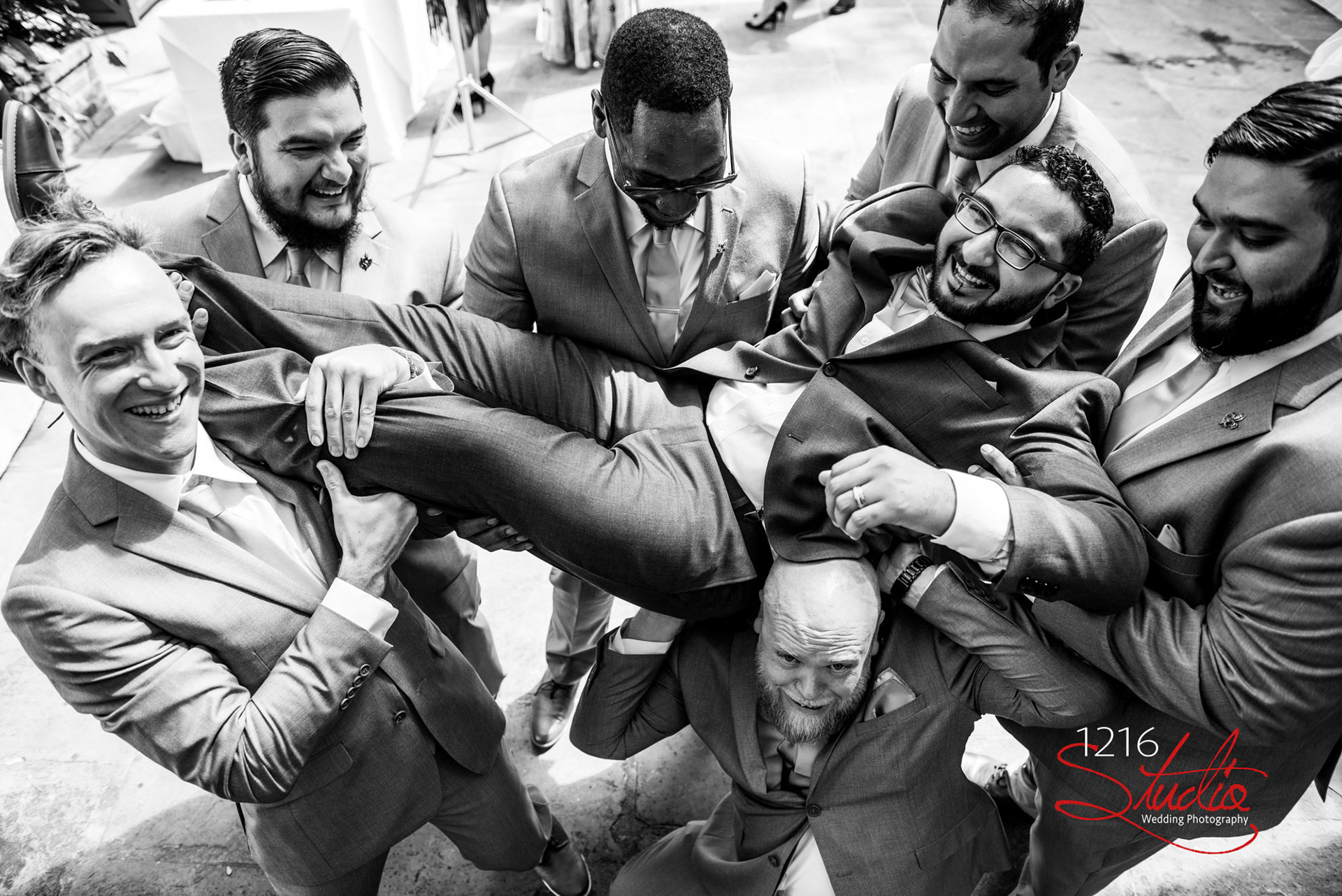 Groom Moments Before 1216 Studio New Orleans Wedding Photographers