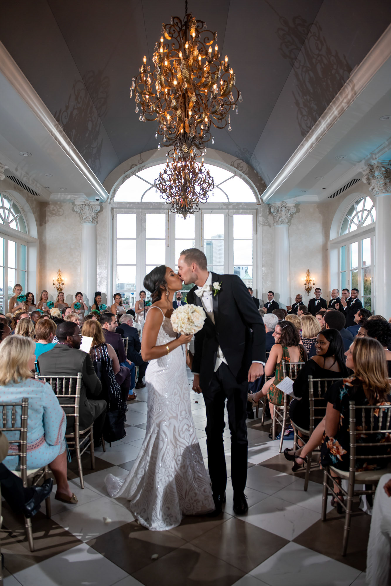 1216 Studio New Orleans Wedding Photographers Ceremony Bridal Party Wedding Guest Photography
