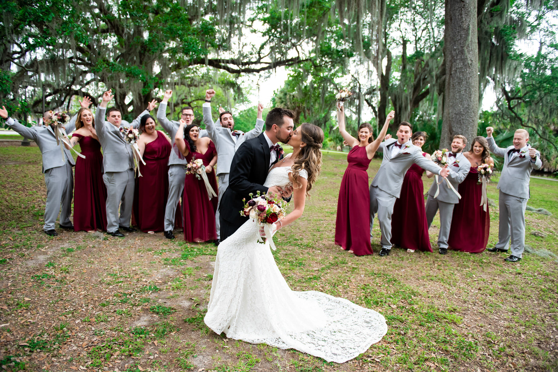 1216 Studio New Orleans Wedding Photographers Ceremony Bridal Party Wedding Guest Photography