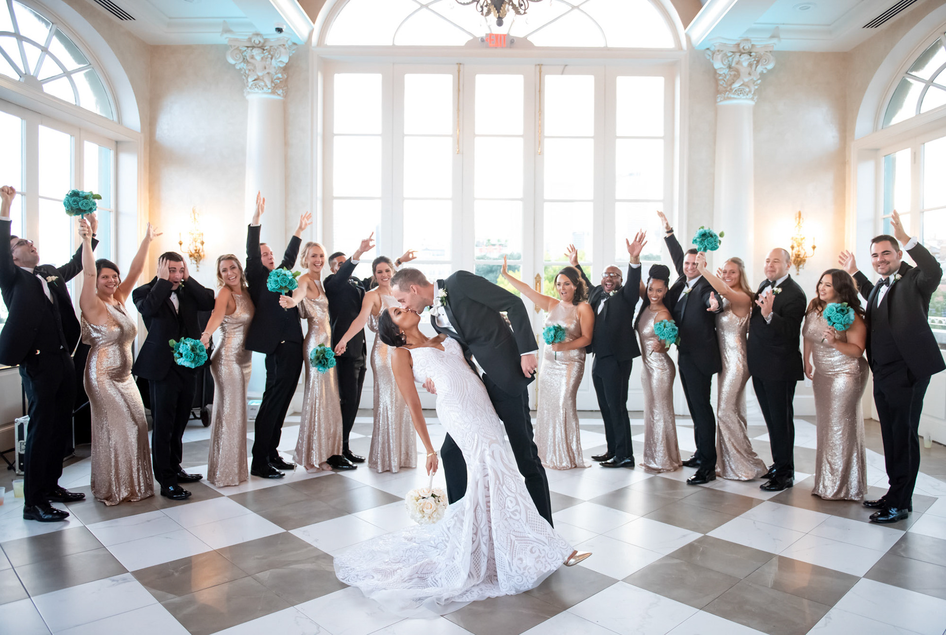 First Look, Bride and Groom, French Quarter, Jackson Square, 1216 Studio, New Orleans Wedding Photographers, 2019, 1st Look