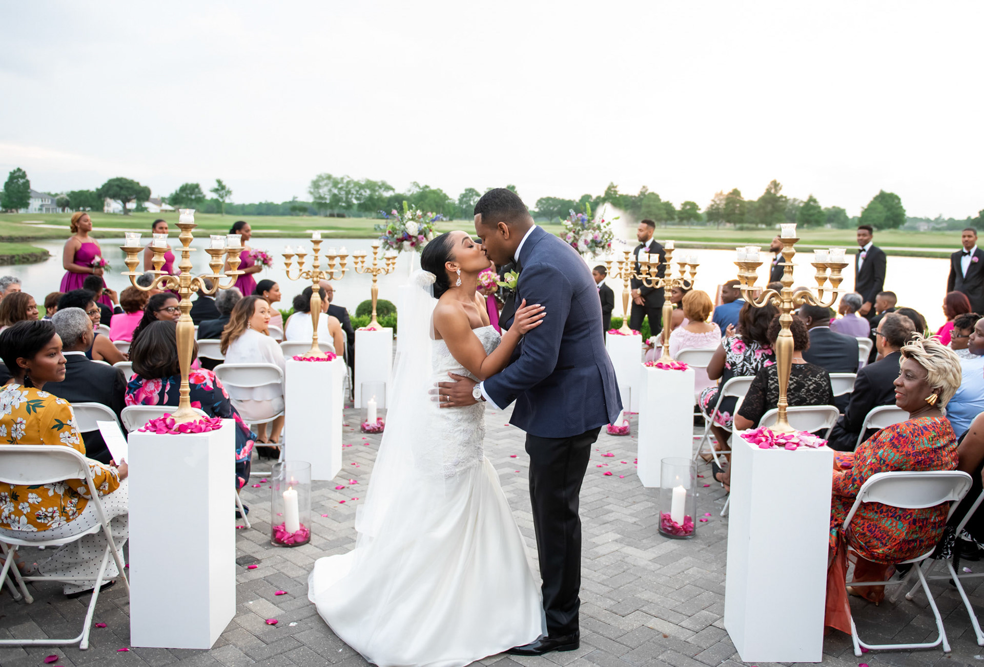 1216 Studio New Orleans Wedding Photographers Ceremony Bridal Party Wedding Guest Photography