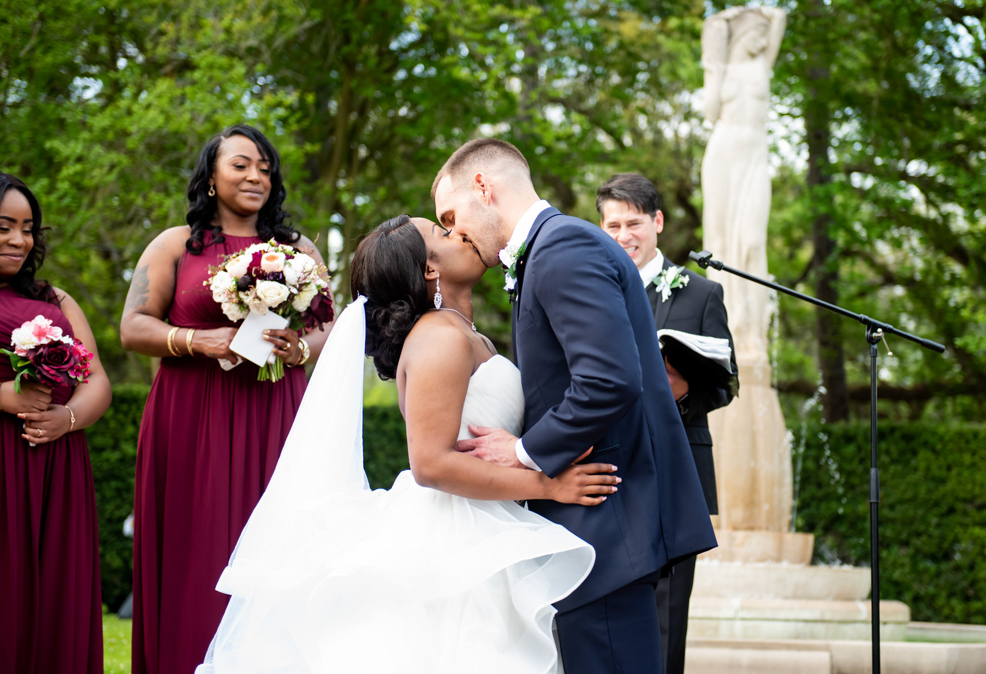 1216 Studio New Orleans Wedding Photographers Ceremony Bridal Party Wedding Guest Photography