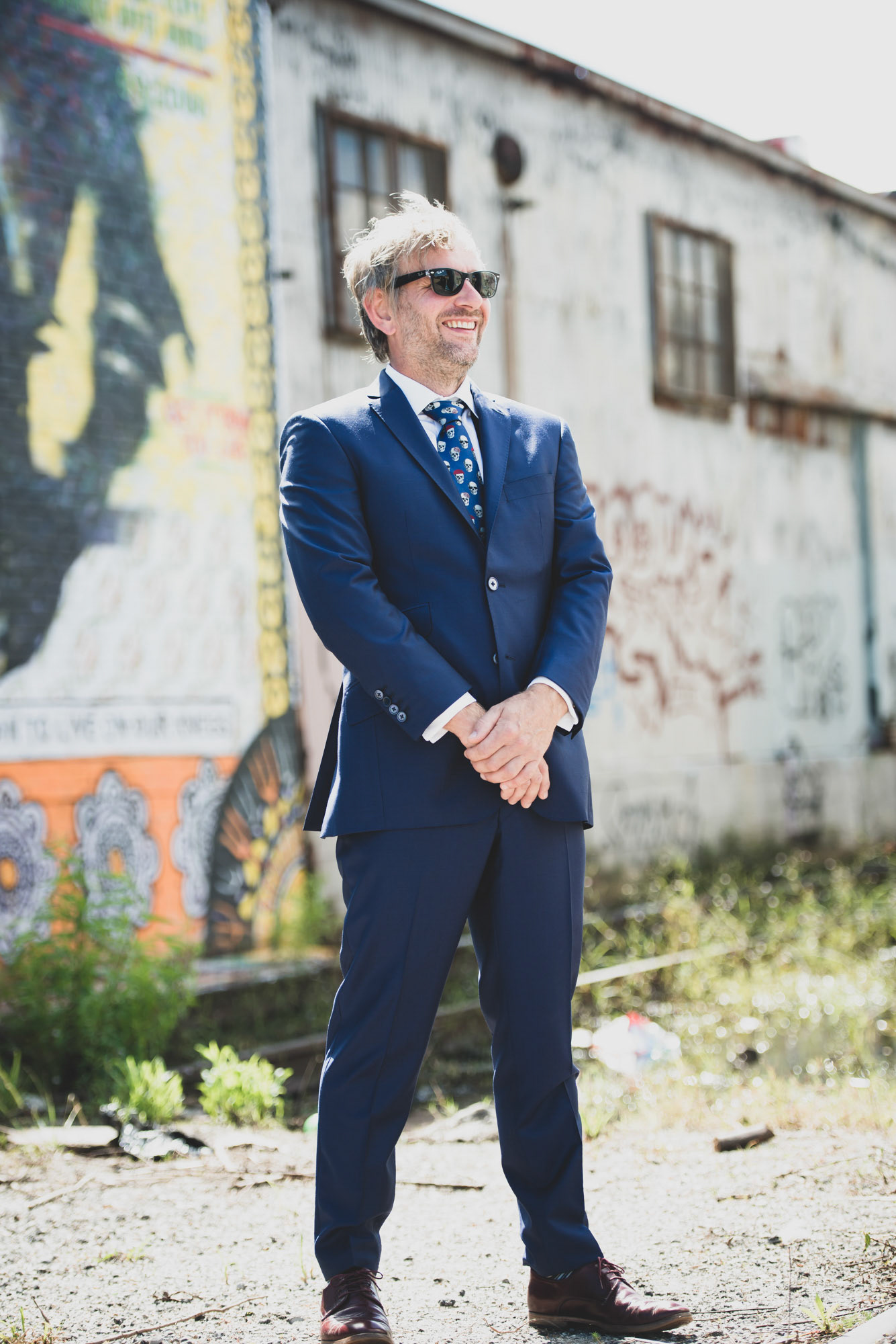Groom Moments Before 1216 Studio New Orleans Wedding Photographers