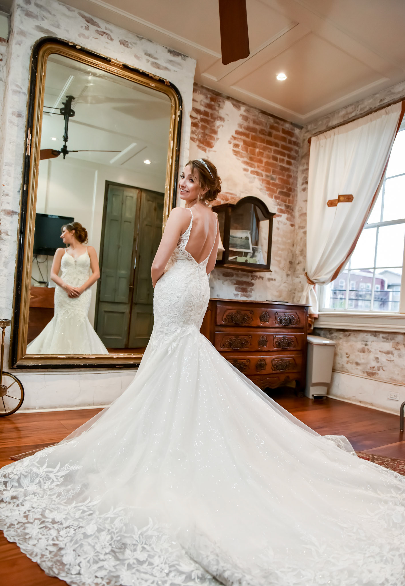 Christopher + Kristen Wedding Photography Album 1216 Studio New Orleans Wedding Photographers 2020 St. Louis Cathedral &amp; Race and Religious Jackson Square 2021 First Look Ceremony &amp; Reception Photography