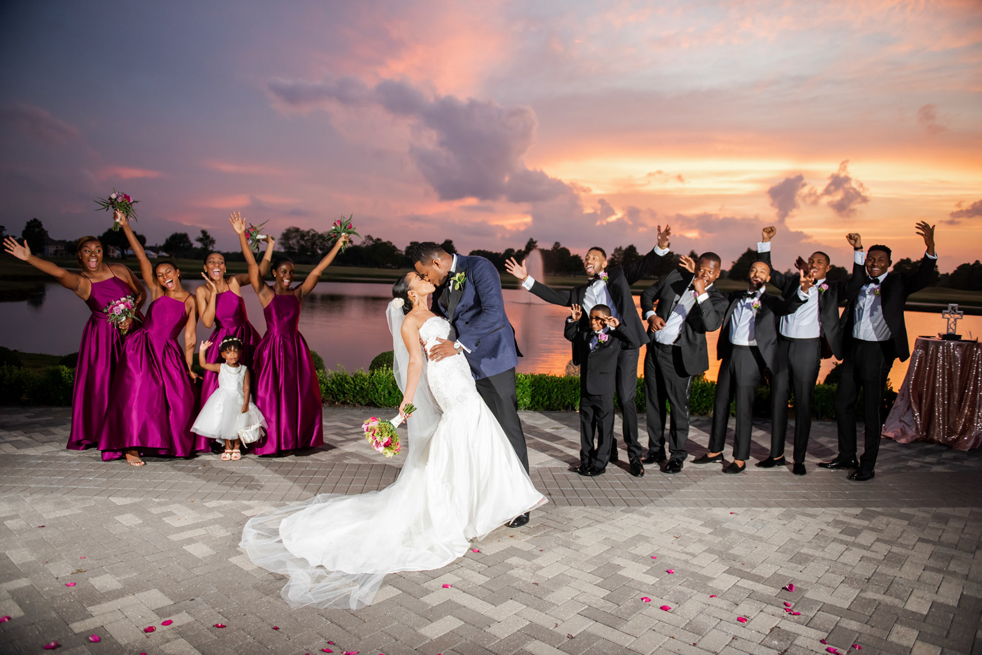 1216 Studio New Orleans Wedding Photographers Ceremony Bridal Party Wedding Guest Photography