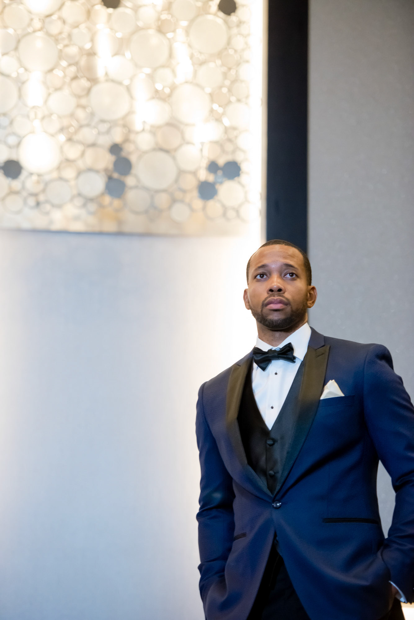 Groom Moments Before 1216 Studio New Orleans Wedding Photographers