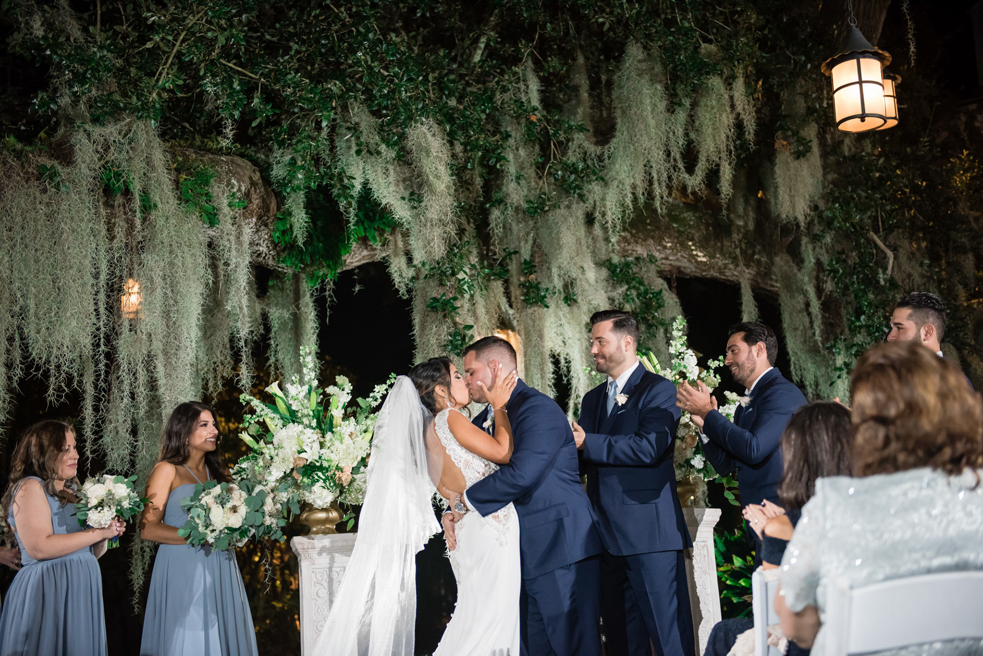 1216 Studio New Orleans Wedding Photographers Ceremony Bridal Party Wedding Guest Photography