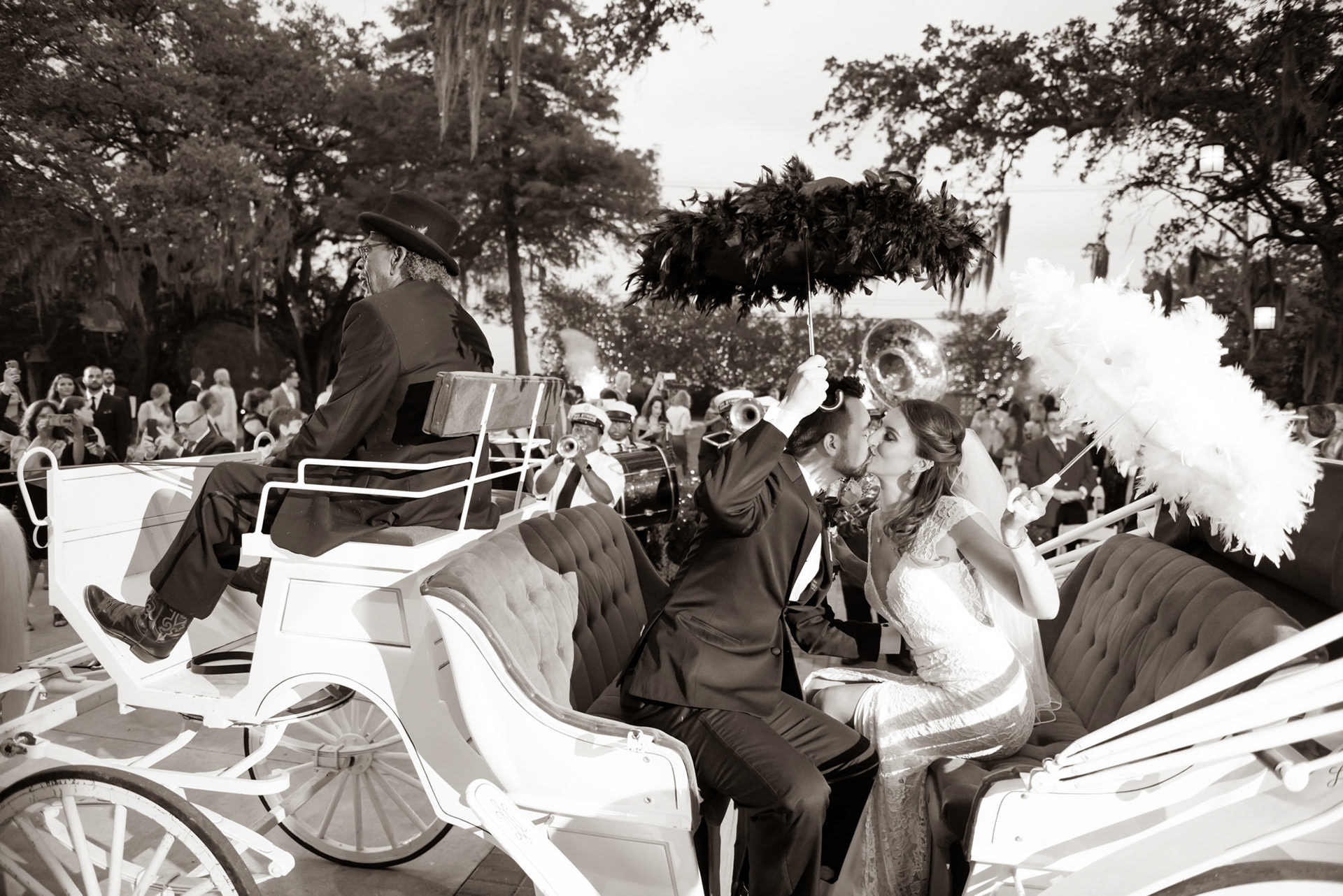 1216 Studio New Orleans Wedding Photographers Ceremony Bridal Party Wedding Guest Photography