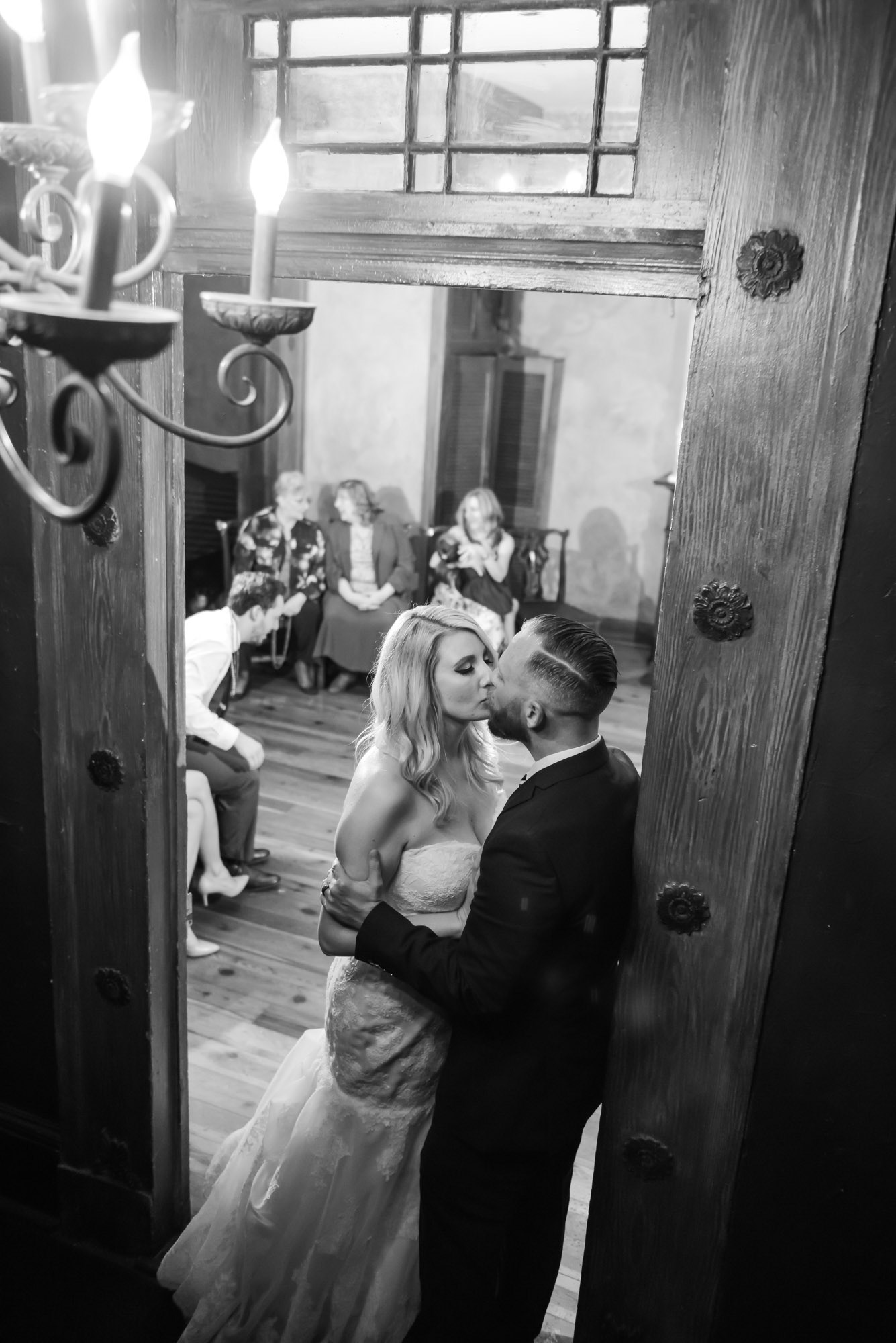 First Look, Bride and Groom, French Quarter, Jackson Square, 1216 Studio, New Orleans Wedding Photographers, 2019, 1st Look