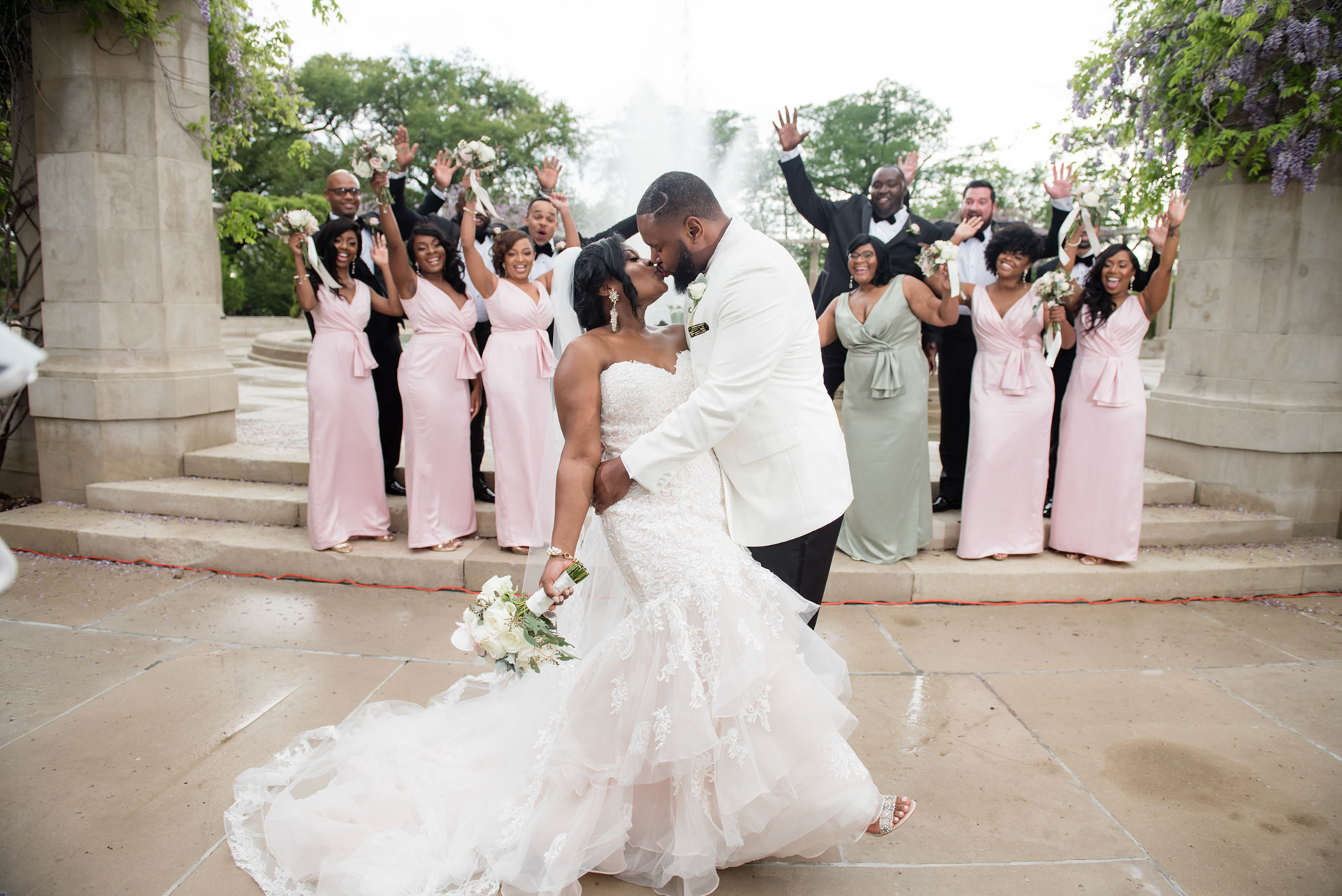 First Look, Bride and Groom, French Quarter, Jackson Square, 1216 Studio, New Orleans Wedding Photographers, 2019, 1st Look