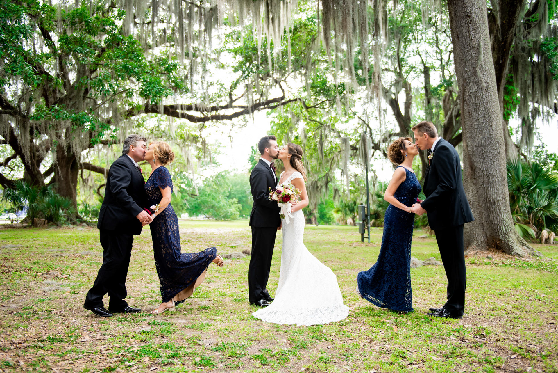 1216 Studio New Orleans Wedding Photographers Ceremony Bridal Party Wedding Guest Photography