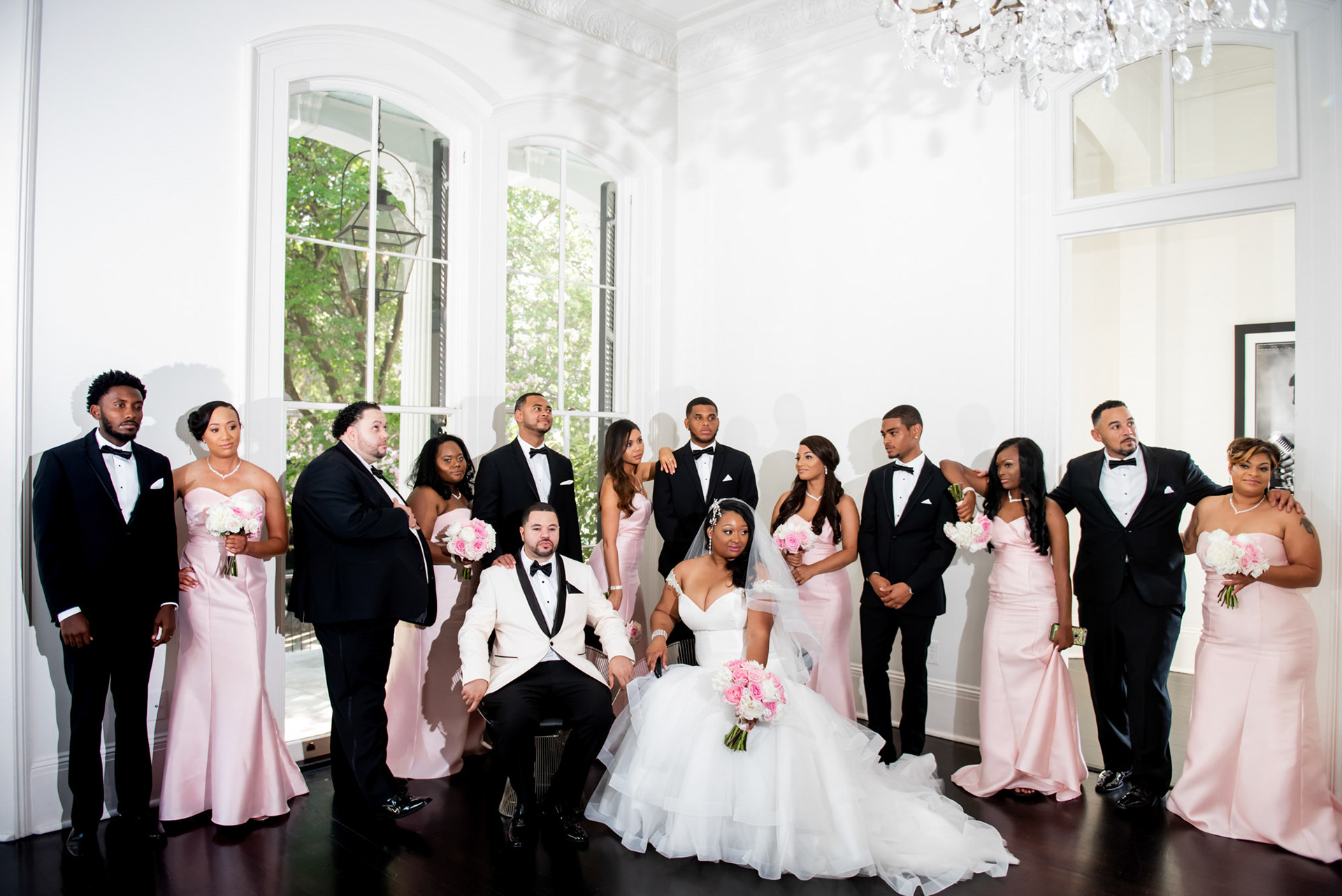 1216 Studio New Orleans Wedding Photographers Ceremony Bridal Party Wedding Guest Photography