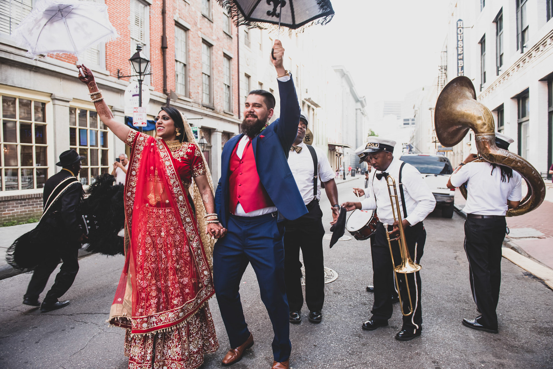 Luis & Sheroz Wedding photography album 2019 House of Blues 1216 Studio New Orleans Wedding photographers