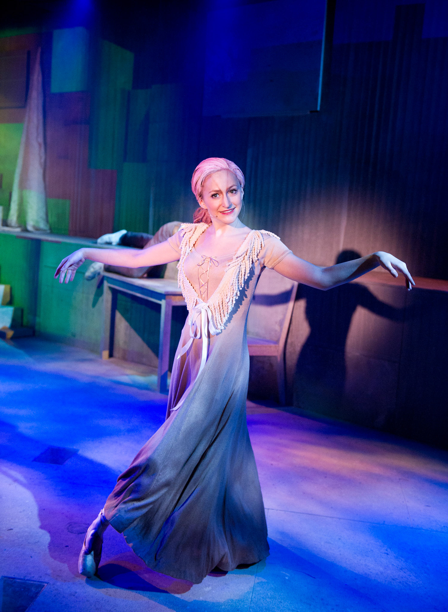A scene from Pippin @ Menier Chocolate Factory. Music and Lyrics by Stephen Schwartz. Book by Roger O. Hirson. Directed by Mitch Sebastian.(Opening 7-12-11)©Tristram Kenton 11/11(3 Raveley Street, LONDON NW5 2HX TEL 0207 267 5550 Mob 07973 617 355)email: tristram@tristramkenton.com