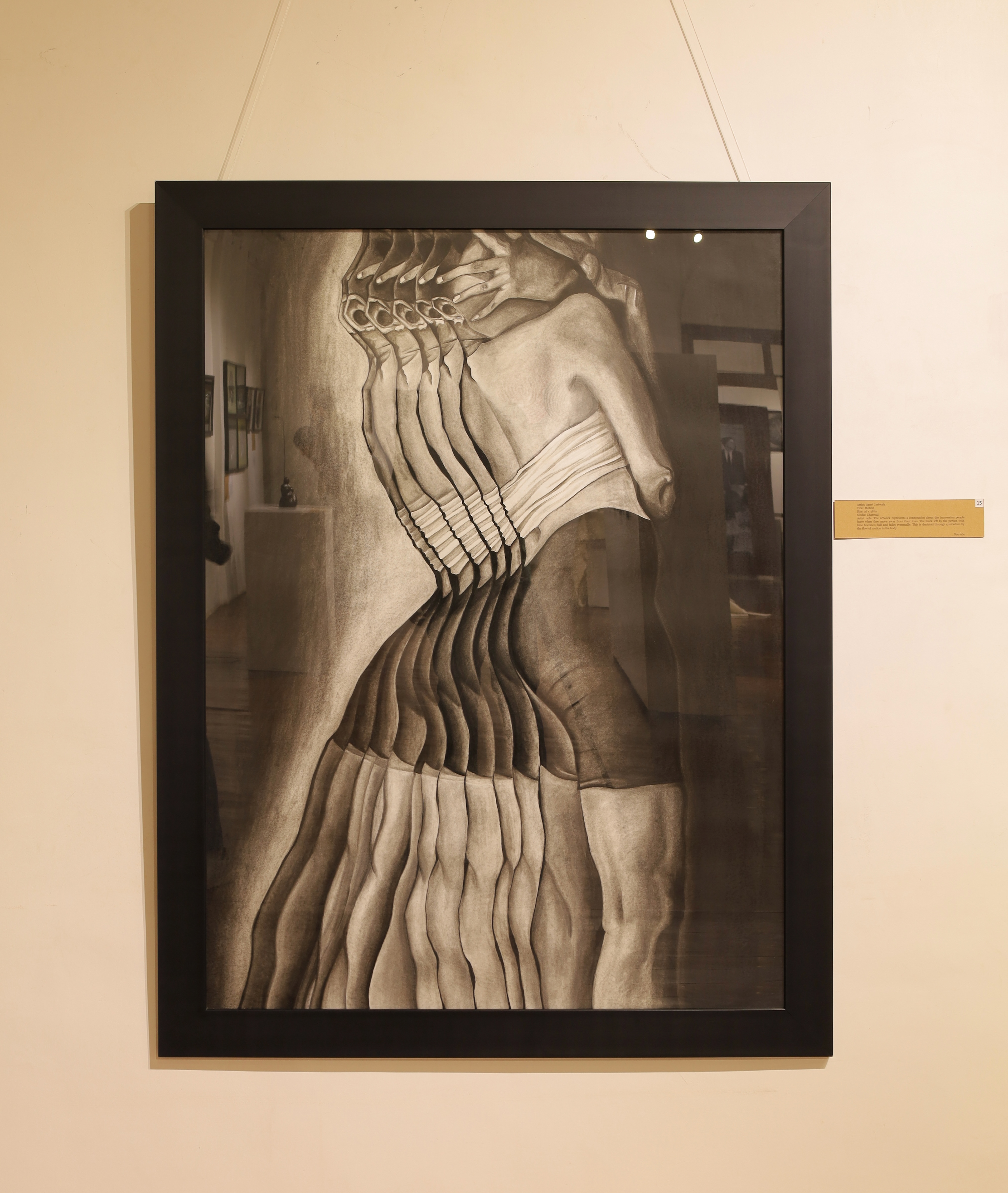 Displayed in "Untitled" art showcase