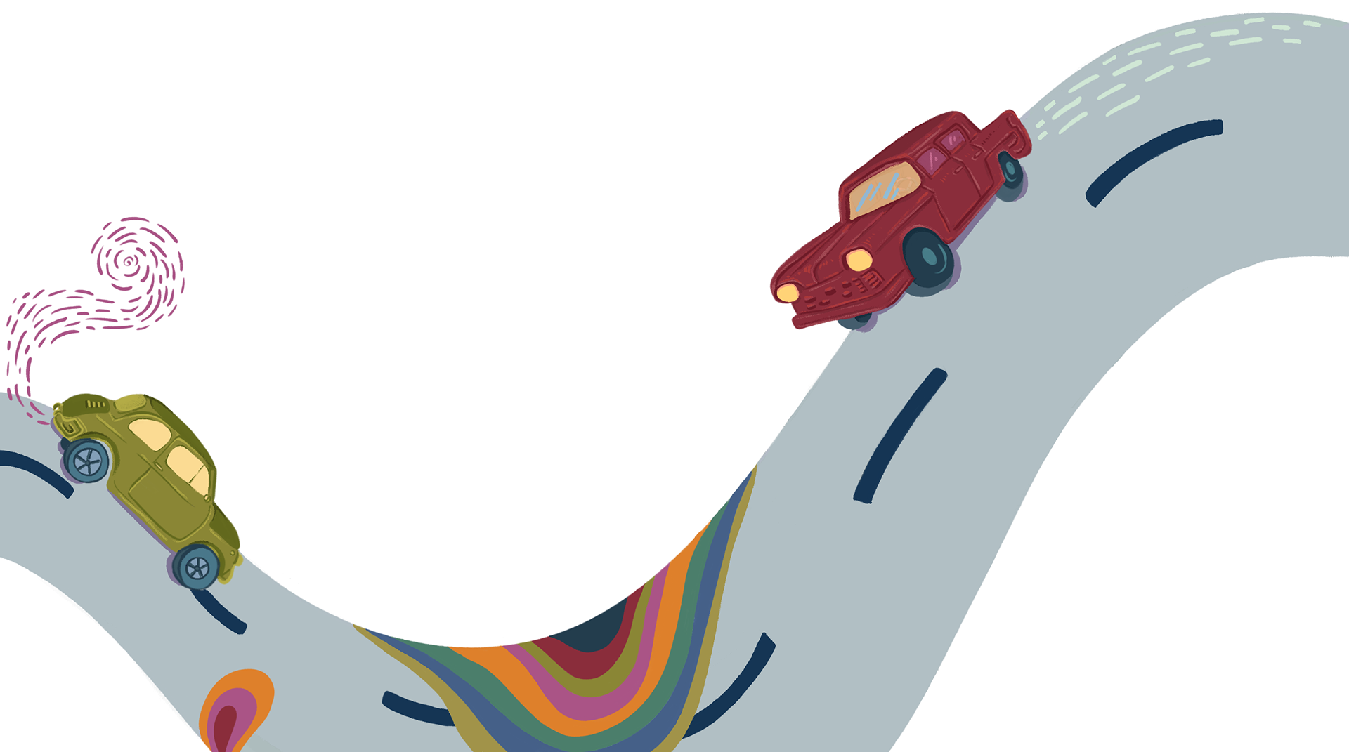 wall mural spot illustration