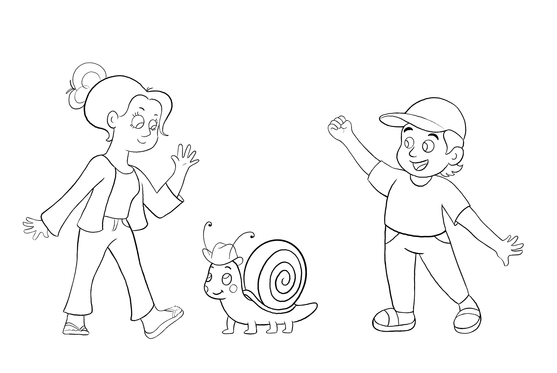 Character lineup skecth