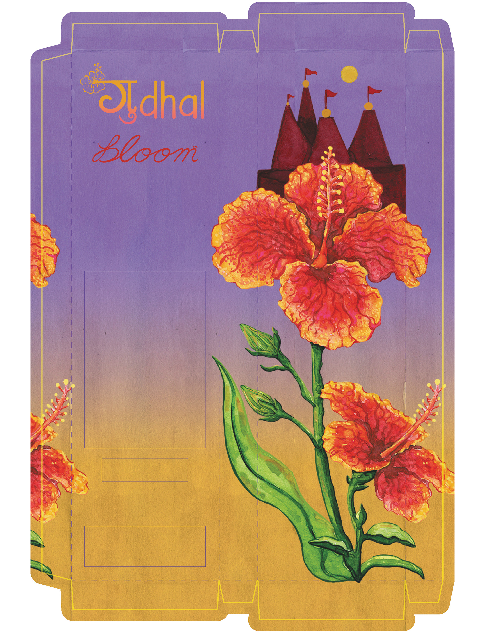 Incense Box Dieline