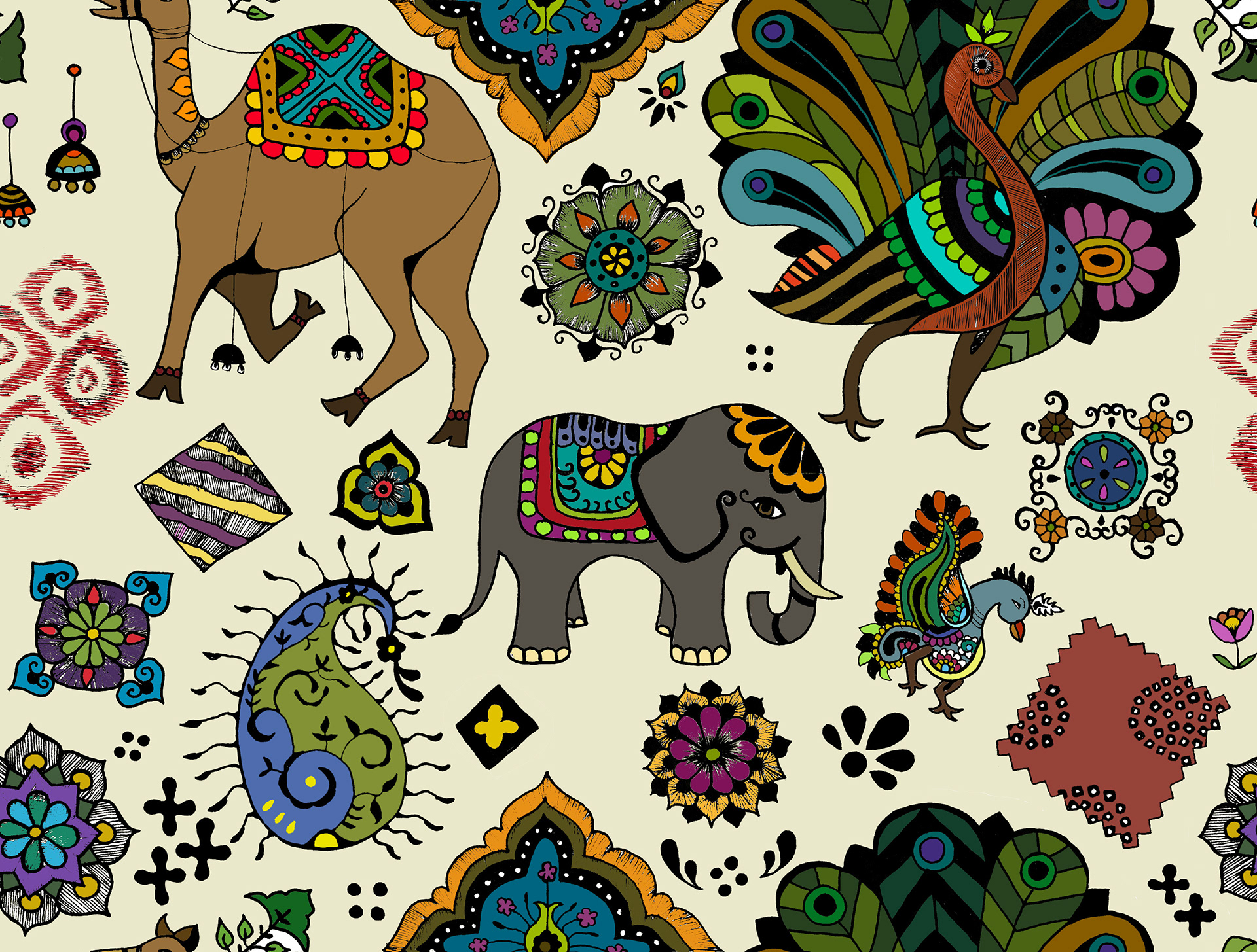 Pattern unit with Color 