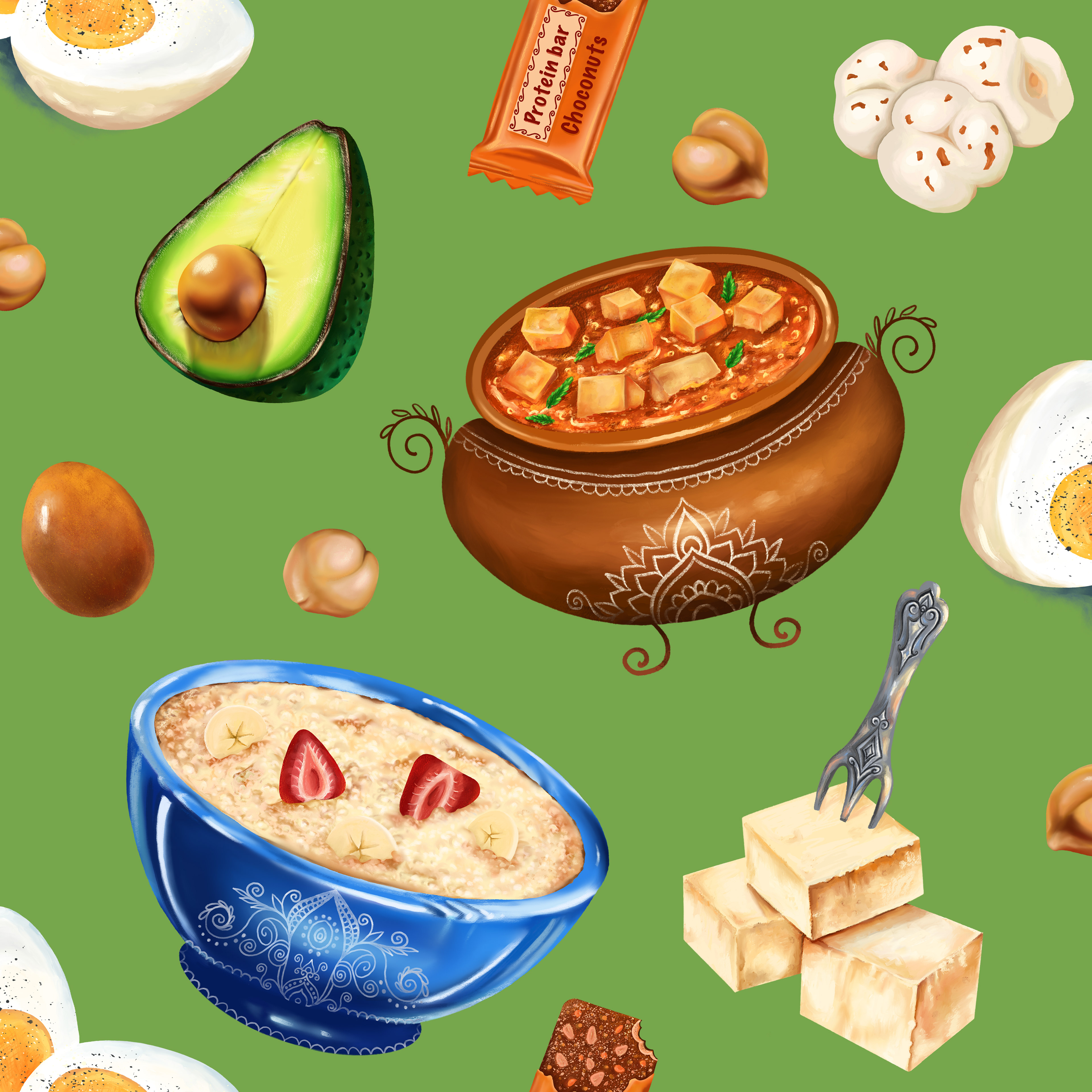 Drop-down Repeat Pattern