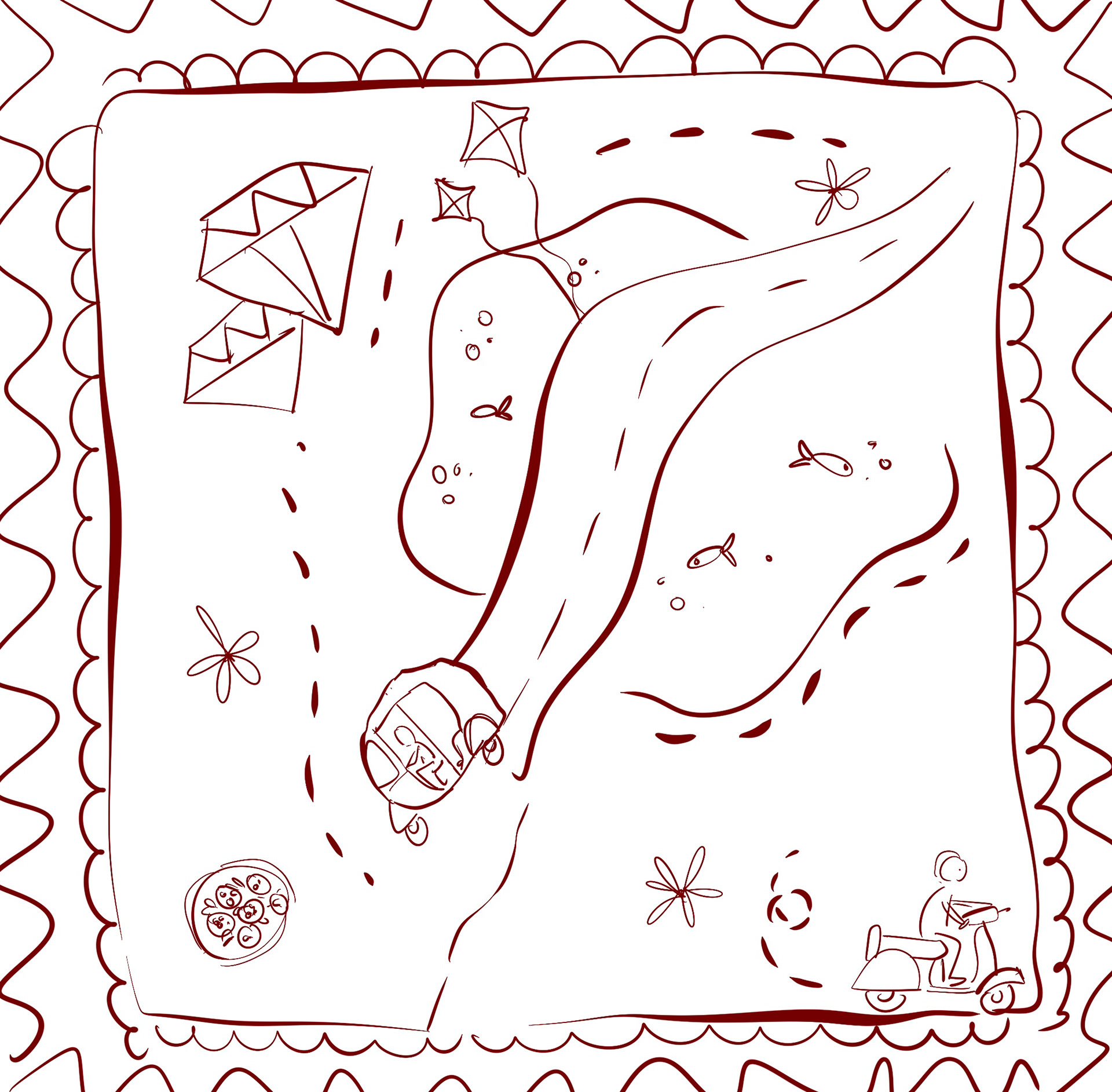 Rough ideation sketch
