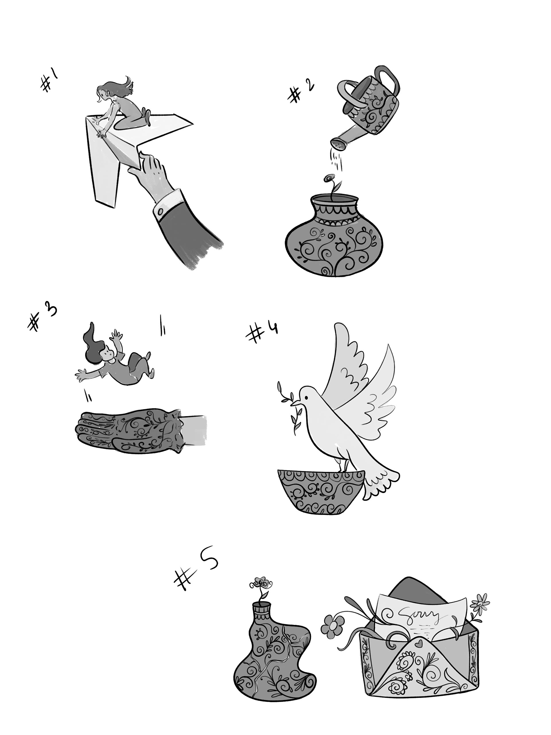 Rough sketches