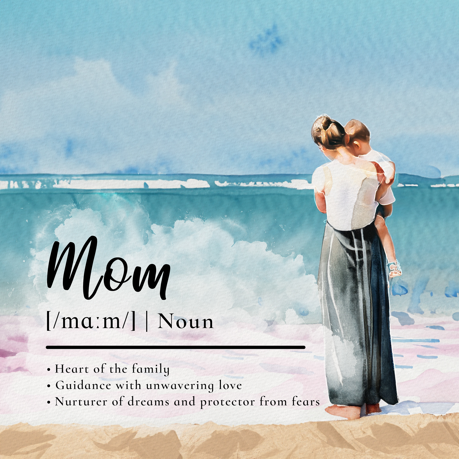 Mom Watercolor