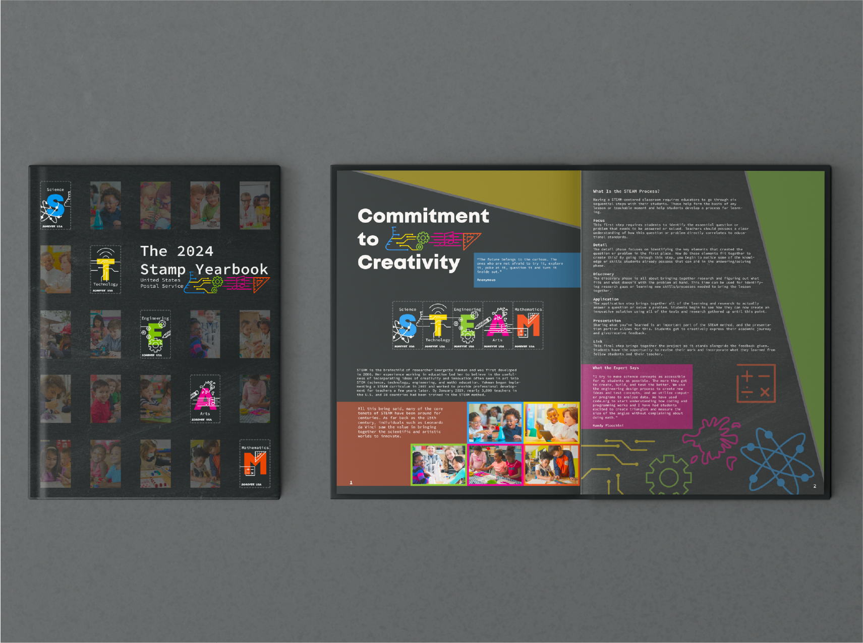Conceptual Yearbook Cover & Layout