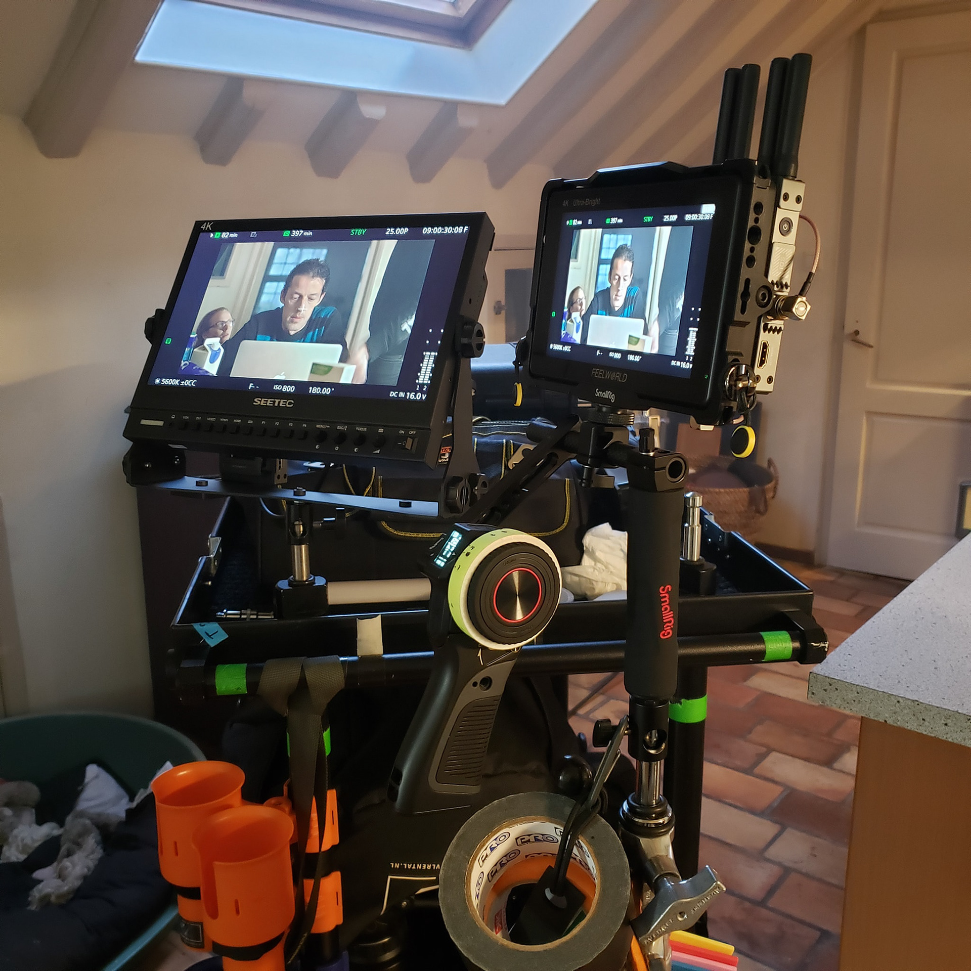 Video village setup