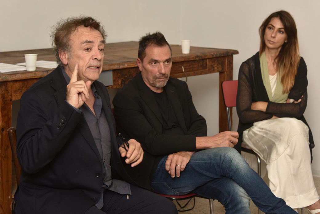 Luciano Romano, Luciano D’Inverno e Gabriella Ibello