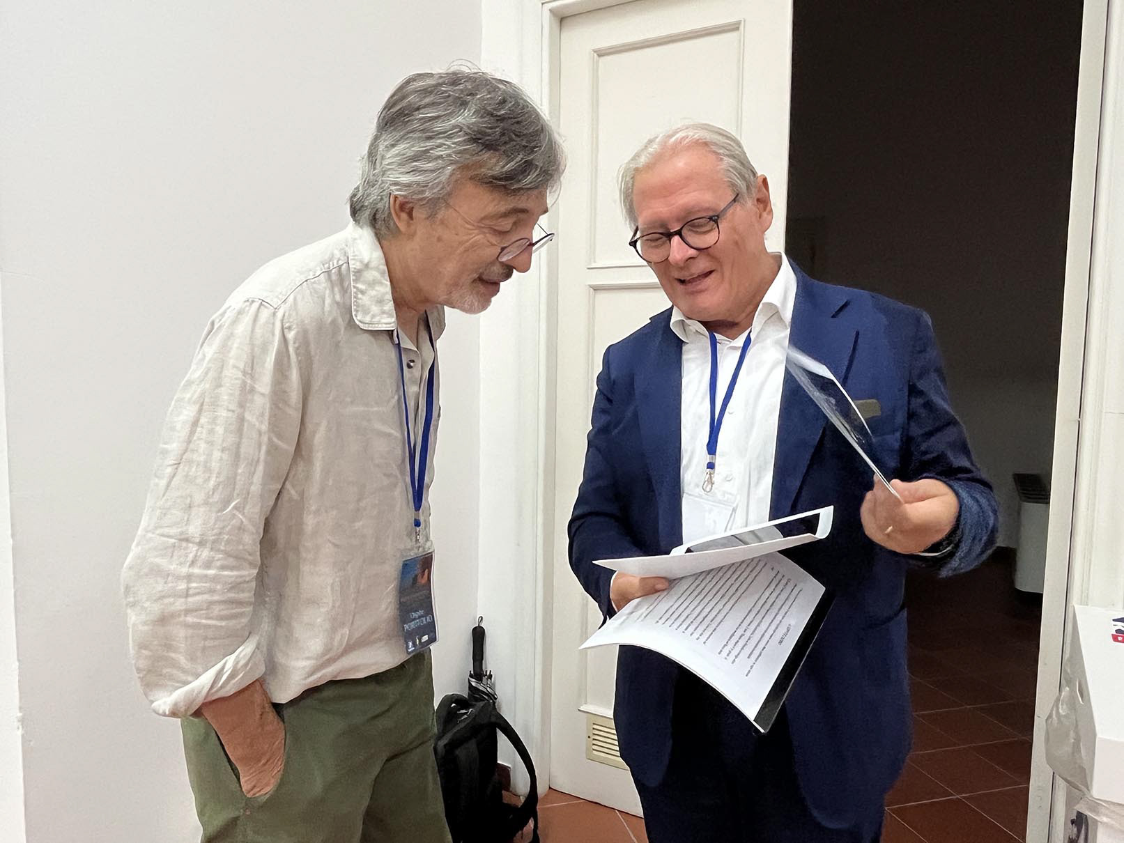 Lello Campanelli e Maurizio Iazeolla