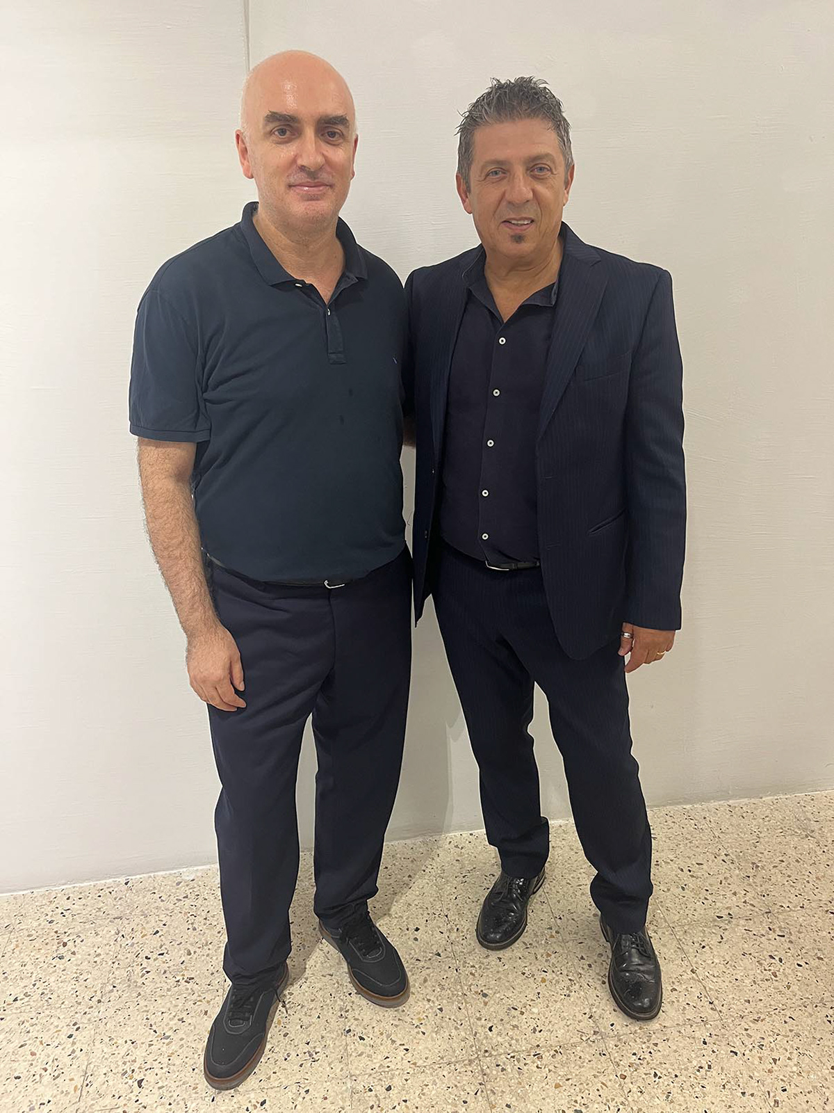 Luigi Spina col Direttore di PFF Gianni Biccari