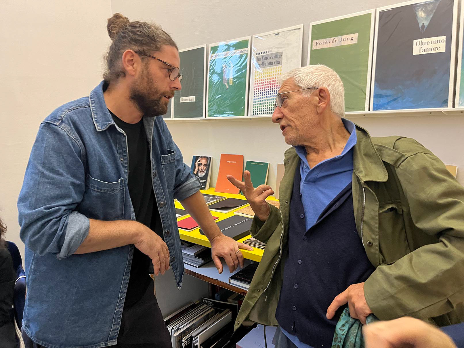 Eduardo Castaldo con Luciano Ferrara