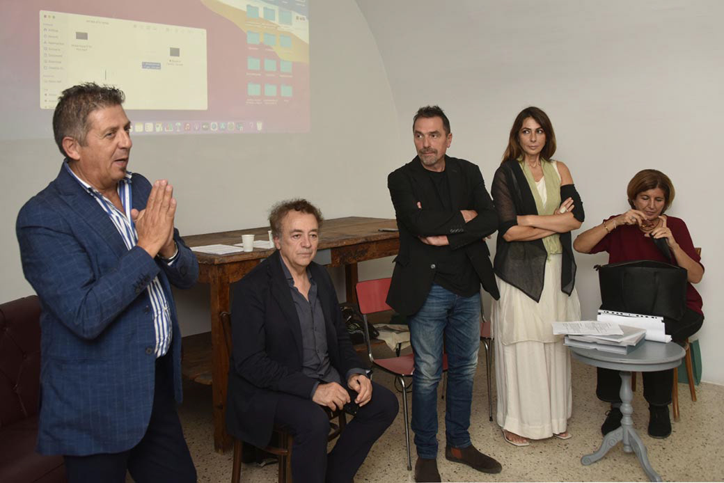 Il direttore artistico di PFF Gianni Biccari, introduce la serata