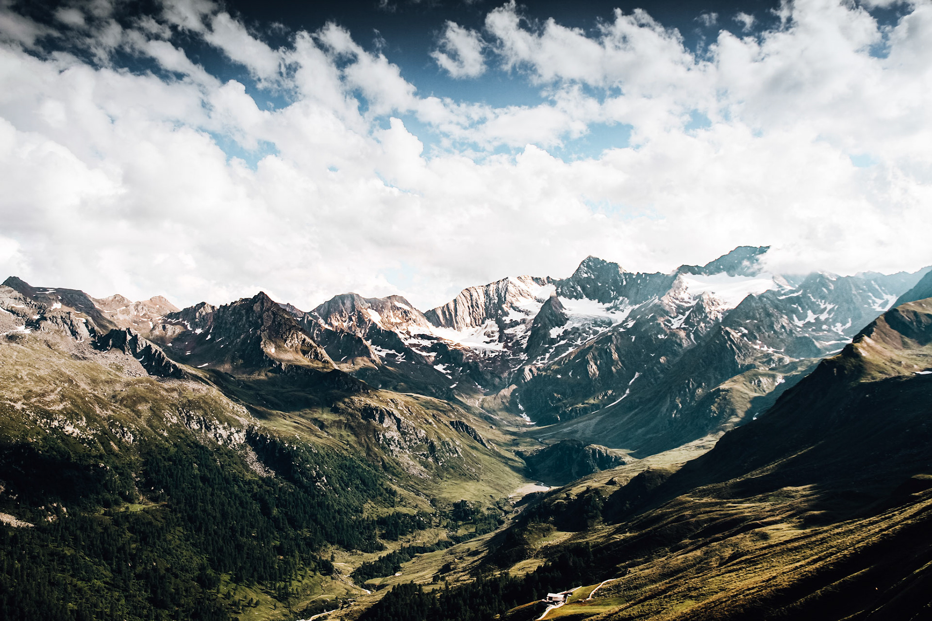 Mountains in the Parco Naturale Gruppo di Tessa in Italy