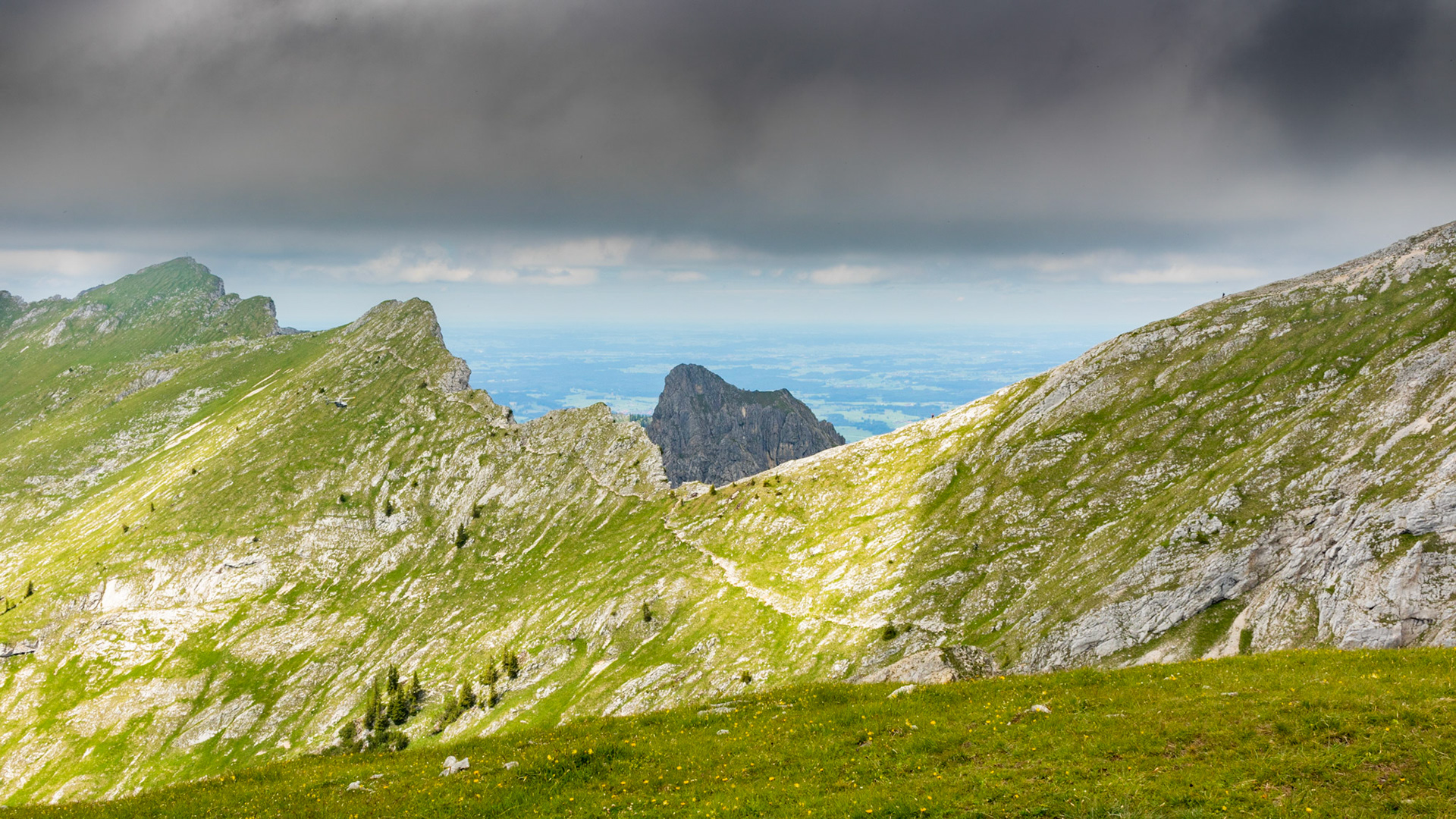 Mountains around Schwangau in Germany.