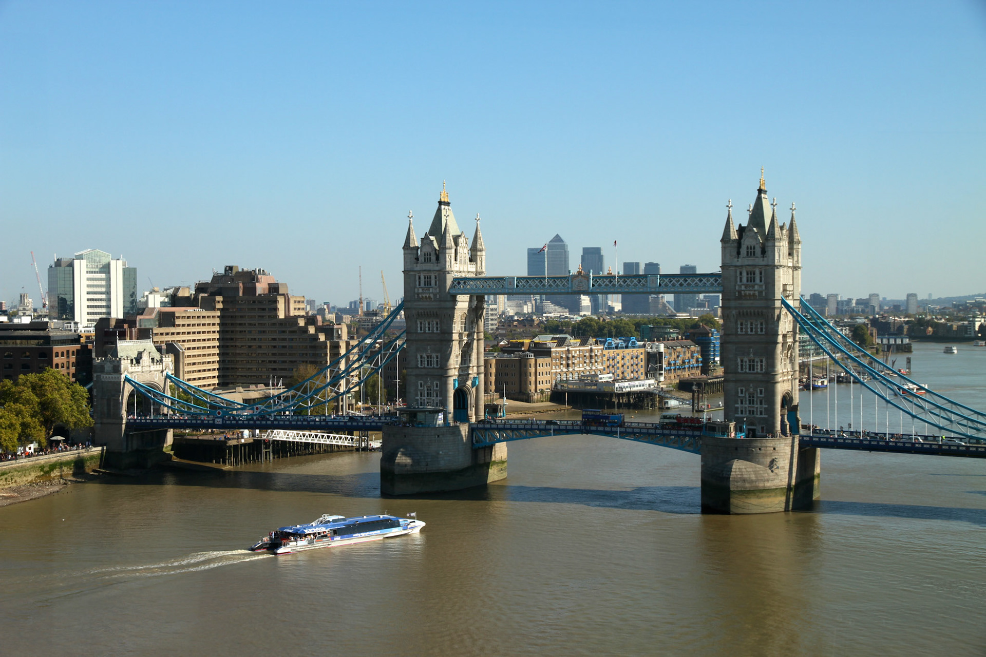 Tower Bridge in London.