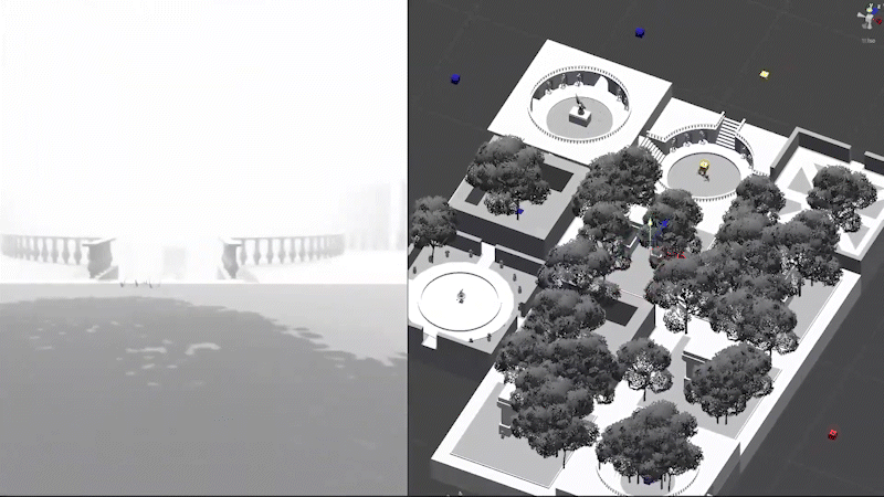 Figure Drawing Garden's tile based procedural generation system loading and unloading tiles as the player moves.
