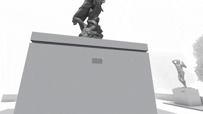 Figure Drawing Garden's new information plaques.