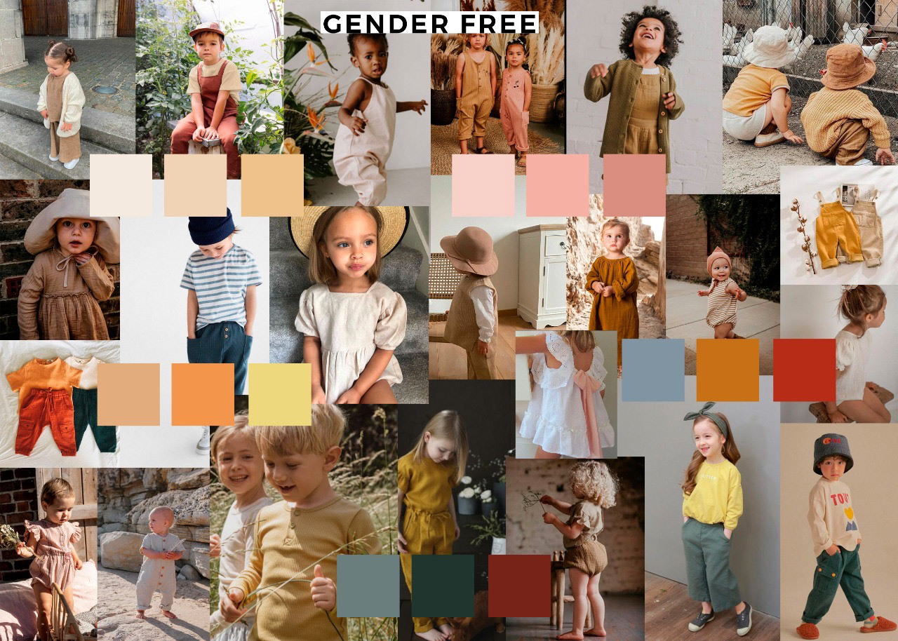 Moodboard temático - Gender Free